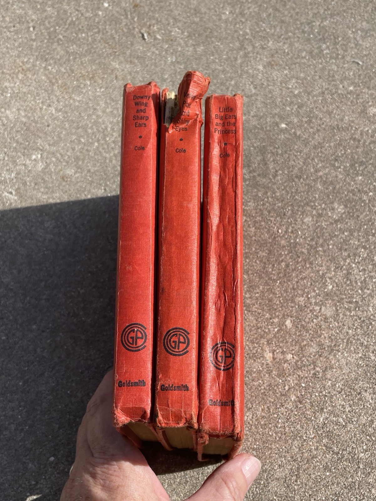 Lot 3 Goldsmith Carol Cassidy Cole Childrens Books Vintage 1928 Hardcovers 1st