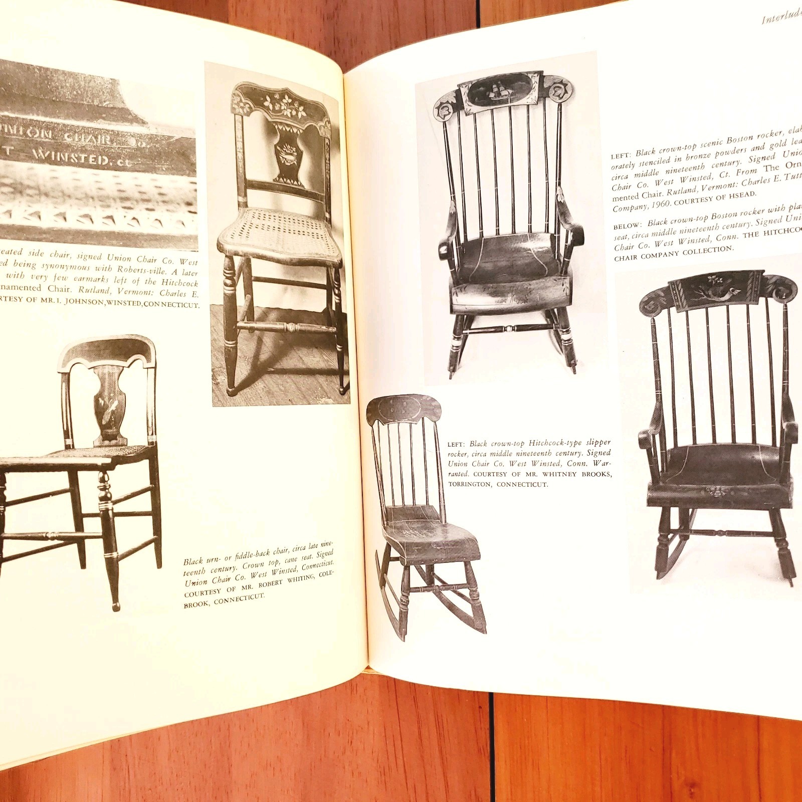 True 1st Ed FINE The Hitchcock Chair John T Kenney HC DJ 1971 411 Photos 8.5×11″