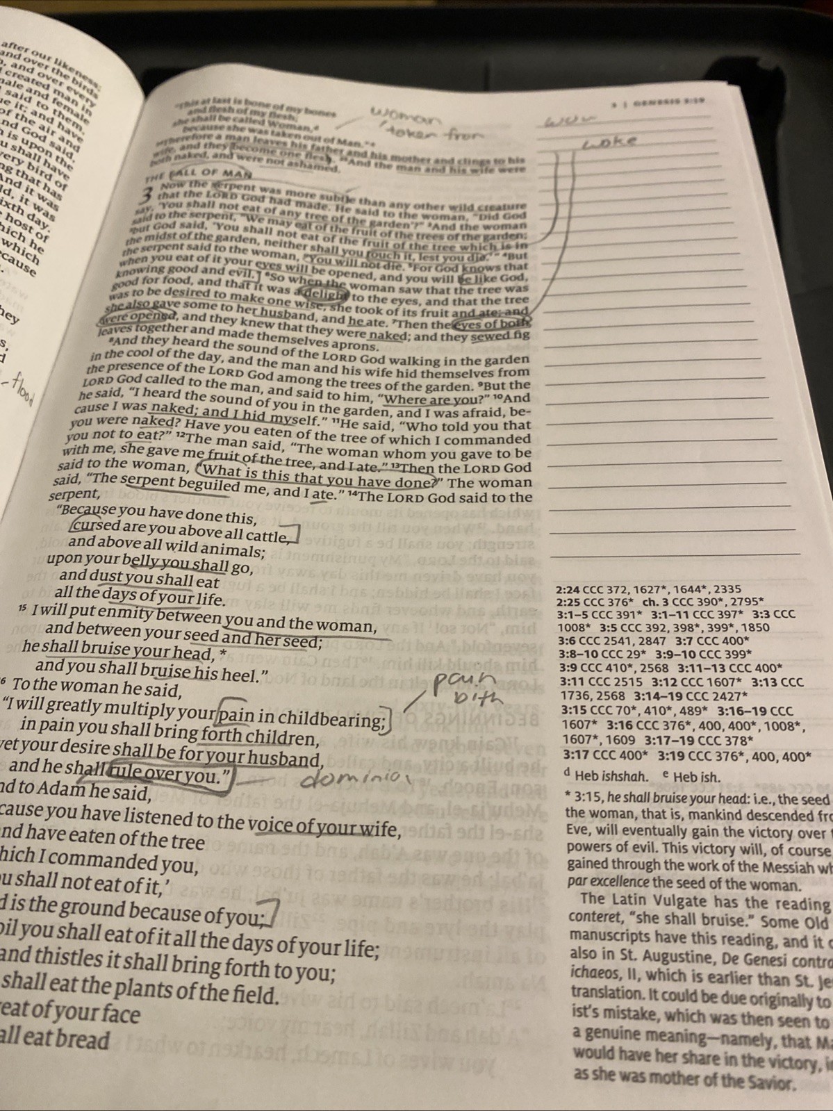 Catholic Note Taking Bible Ave Maria Press Hardcover Some Notes See Pictures