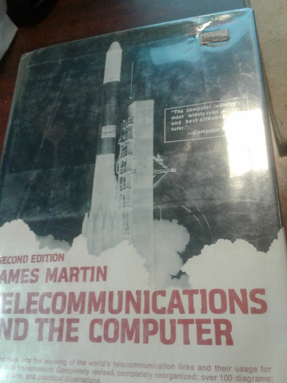Telecommunications and the Computer Hardcover W/Dust Jacket James Martin