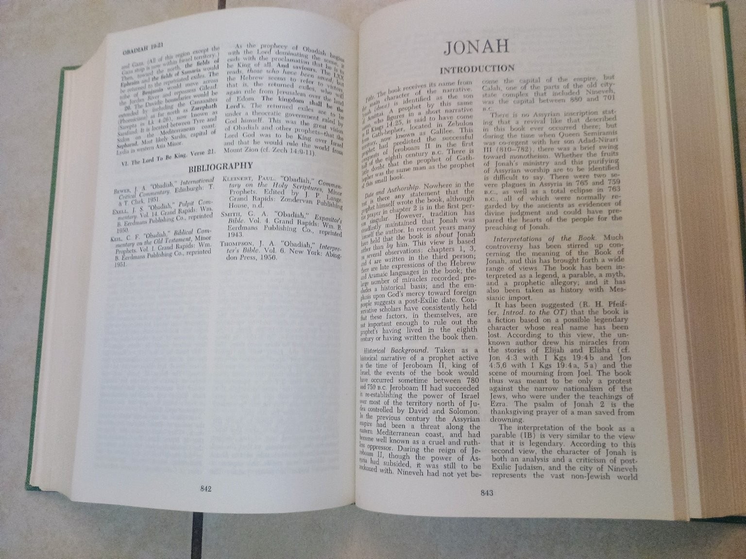 Wycliffe Bible Commentary Pfeiffer Harrison 1968 Theology Study Moody Press HC