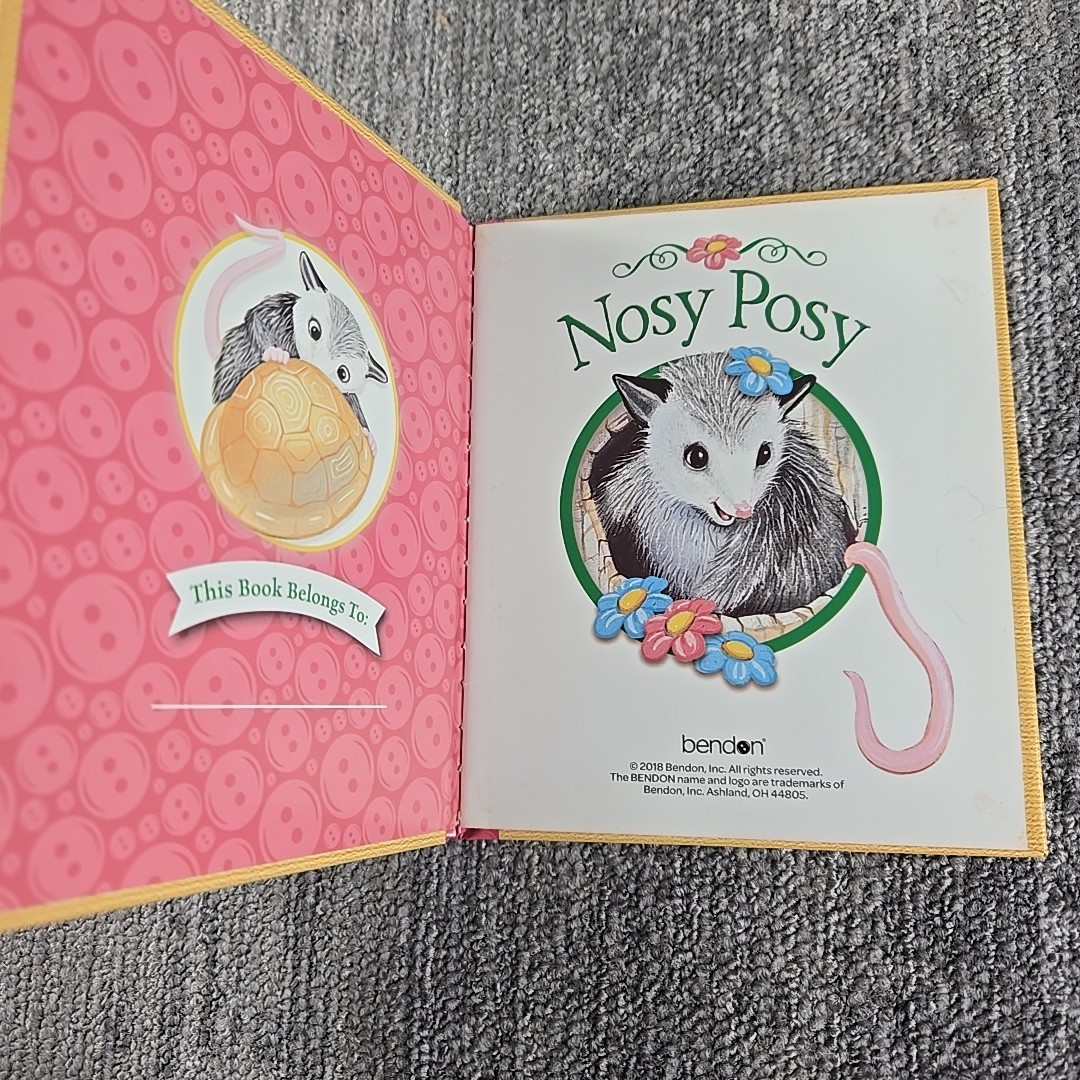 Little Bendon Moose Mouse Rosy Posy Time Bed Little Chick 3 Hardcover Book Lot