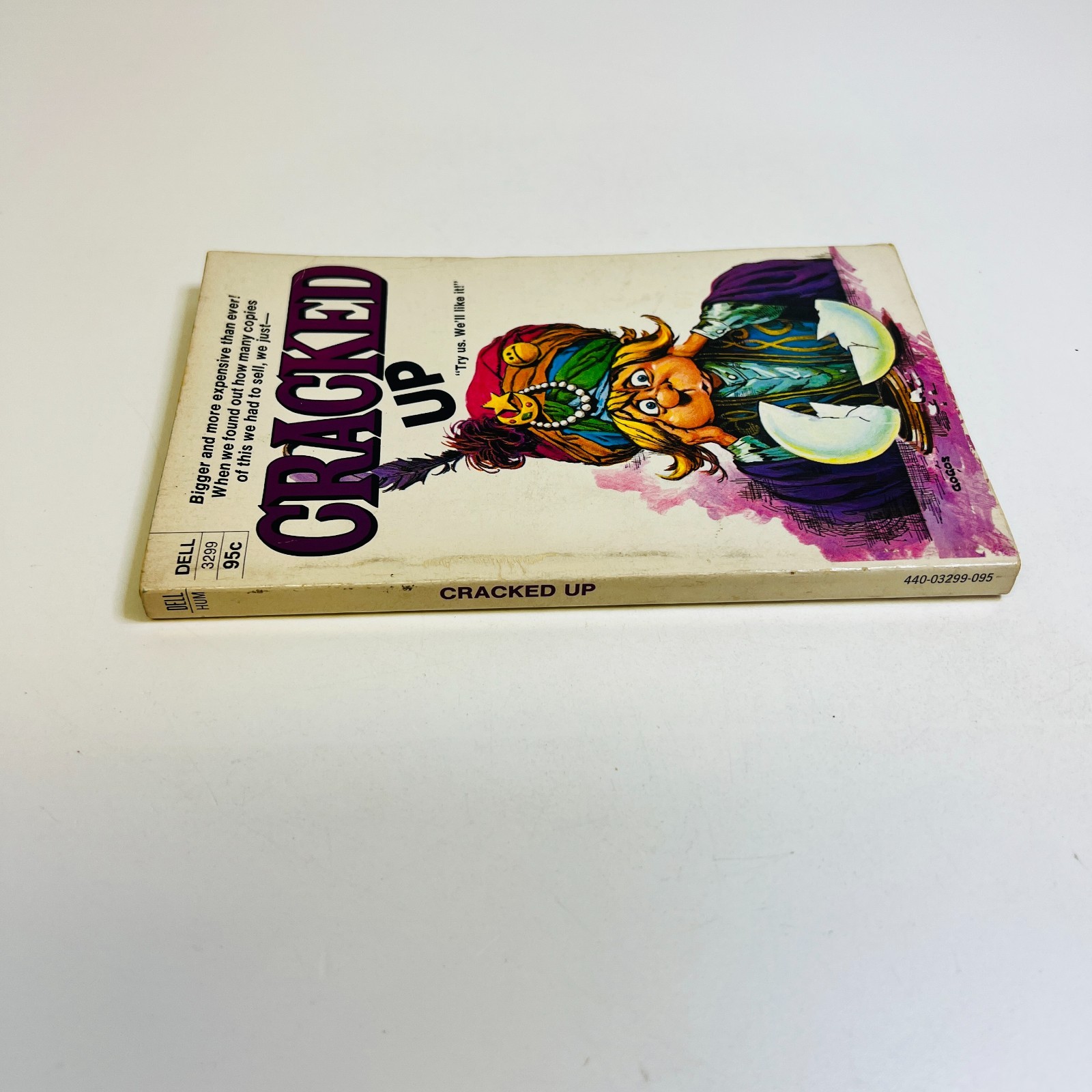 Cracked Magazine MAD Paperback Book CRACKED UP 1974 1st Print Vintage