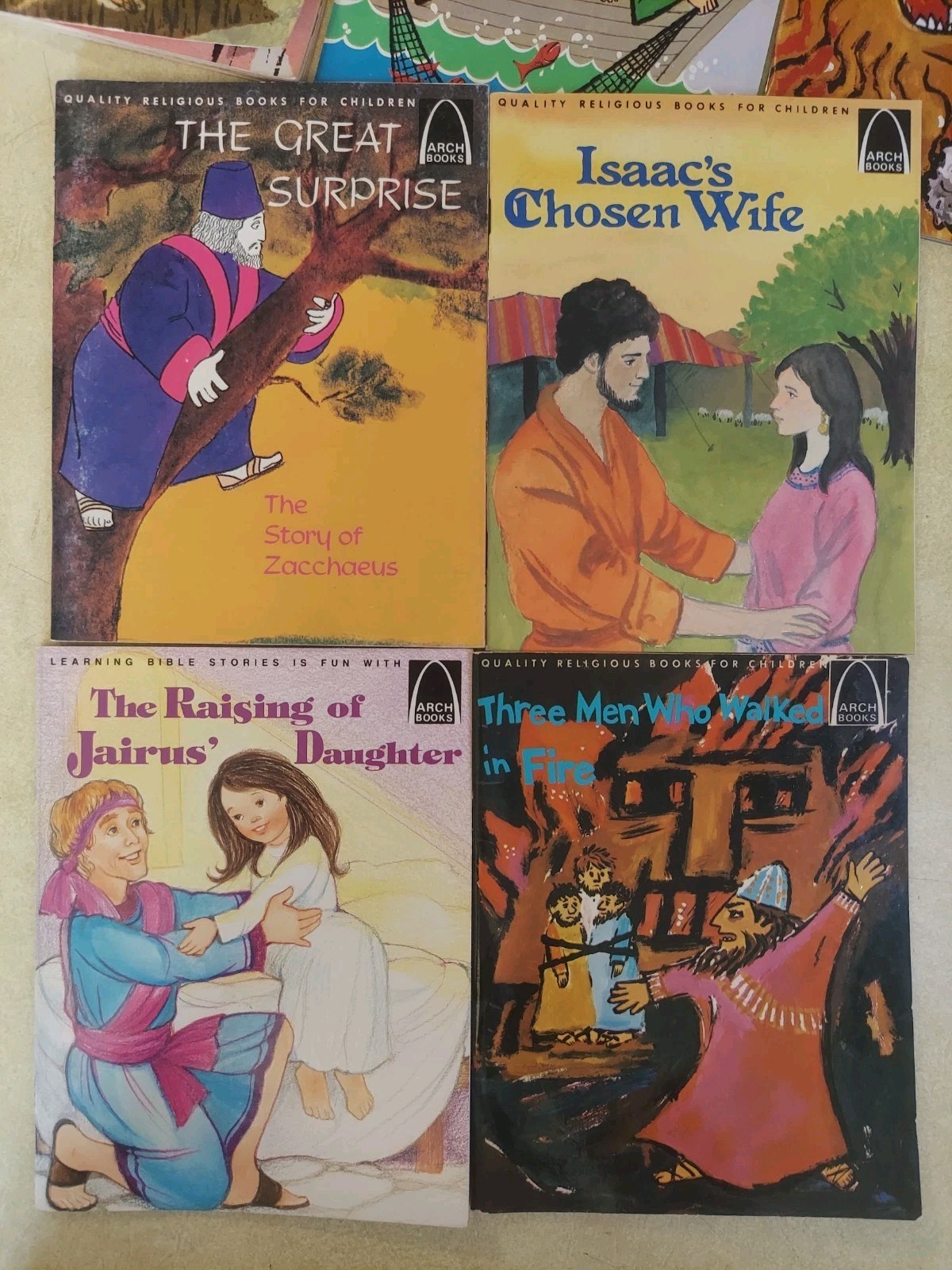 Vtg Arch Books Children’s Bible Stories Lot of 20 Jesus Moses Joseph