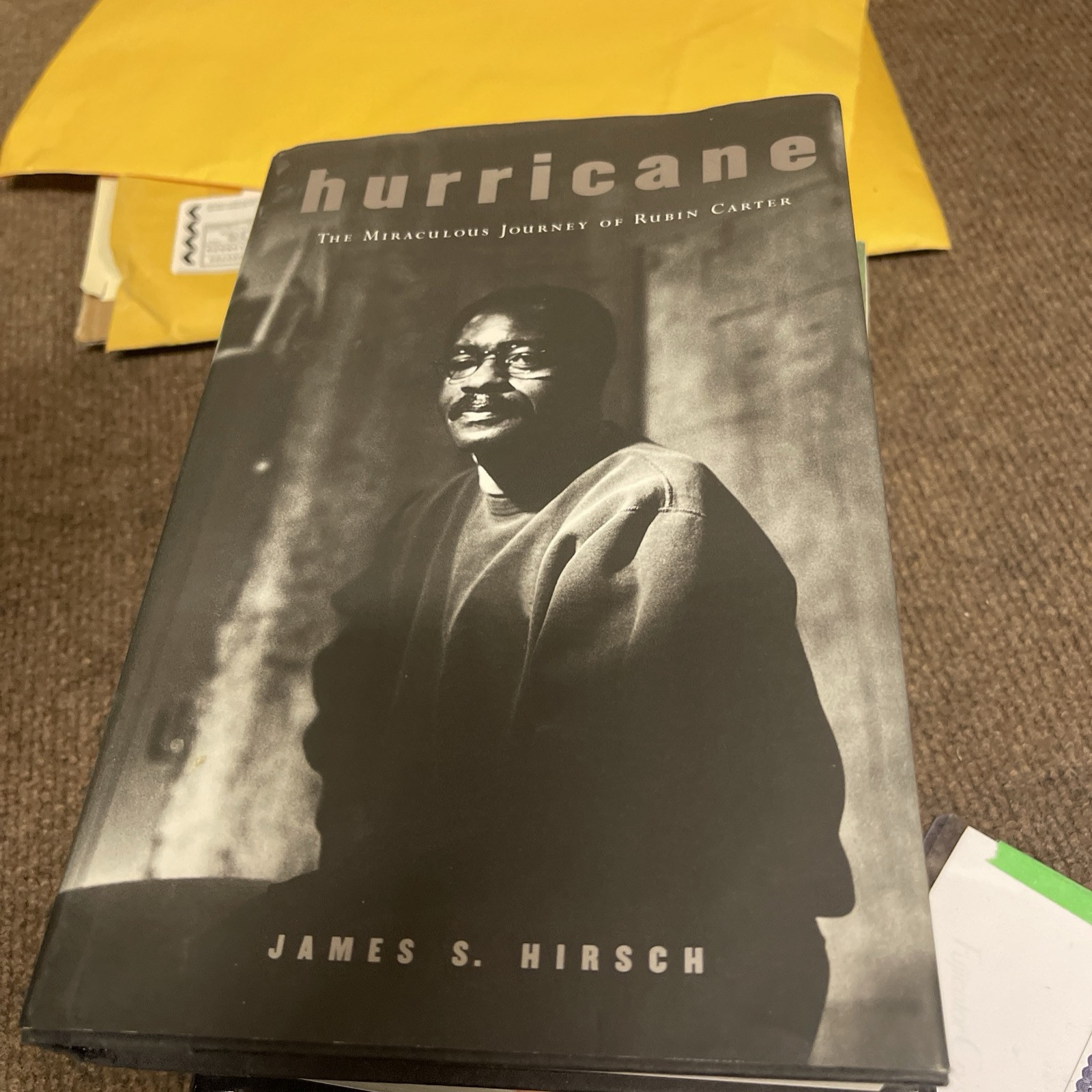 SIGNED Hurricane Miraculous Journey of Rubin Carter James S Hirsch 1st Print VG