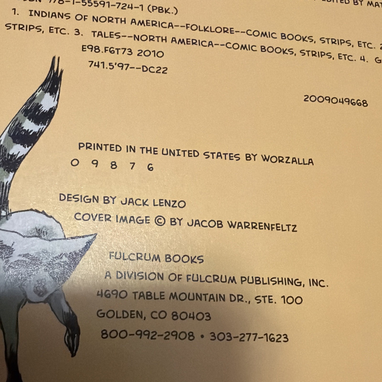 Trickster: Native American Tales, A Graphic Collection Hard Cover Matt Dembicki