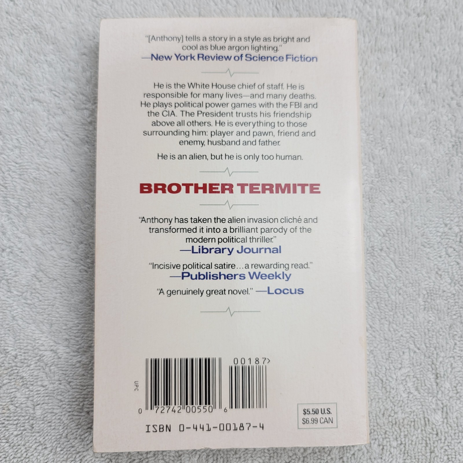 Brother Termite by Patricia Anthony (1995, Mass Market)