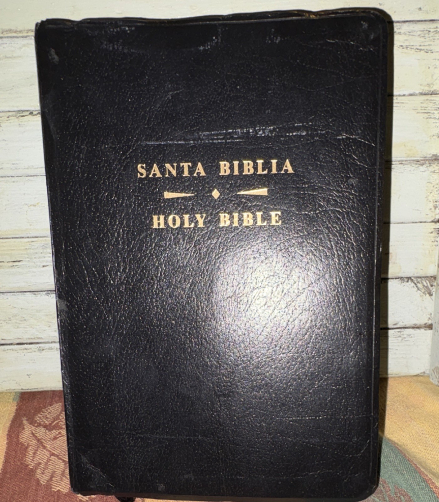 Santa Biblia Holy Bible, Holman Bible Publishers, Learher, Bilingual, 1988