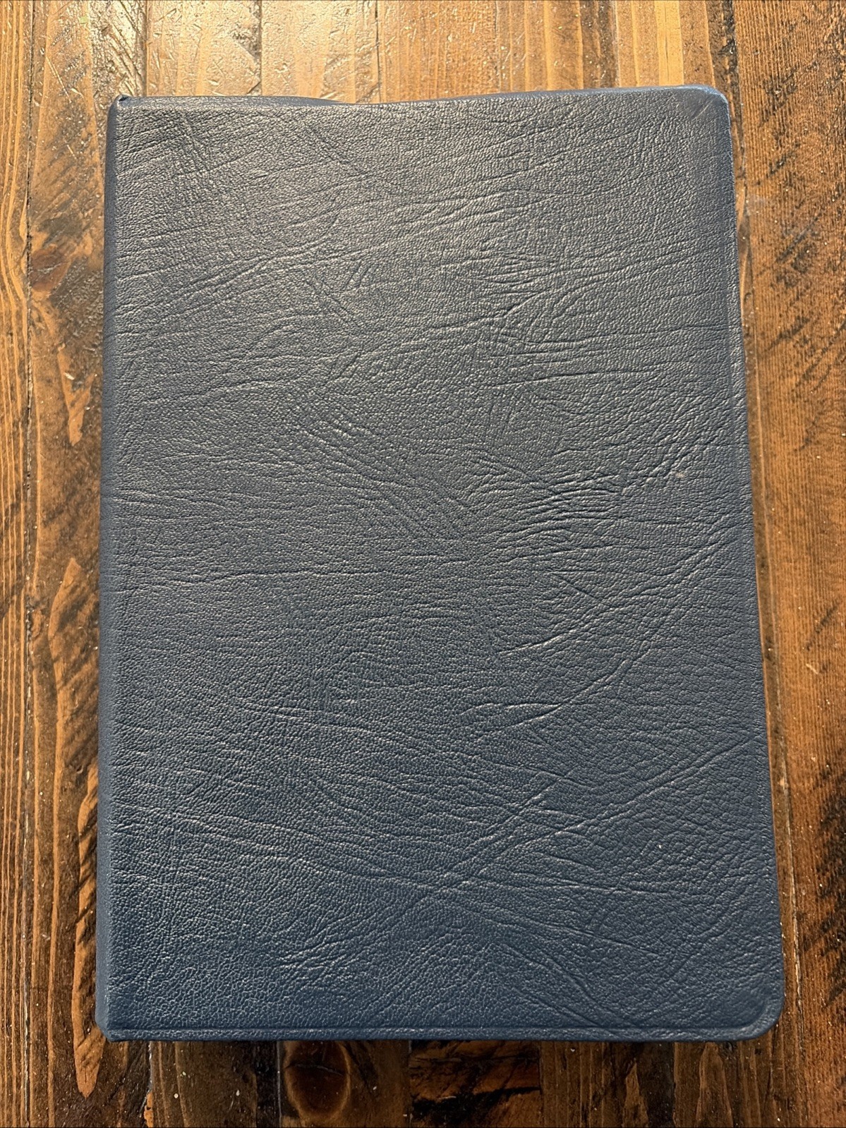 Blue Simulated Leather Large Print LDS Bible 9-1/2” X 6-1/2” Indexed Clean