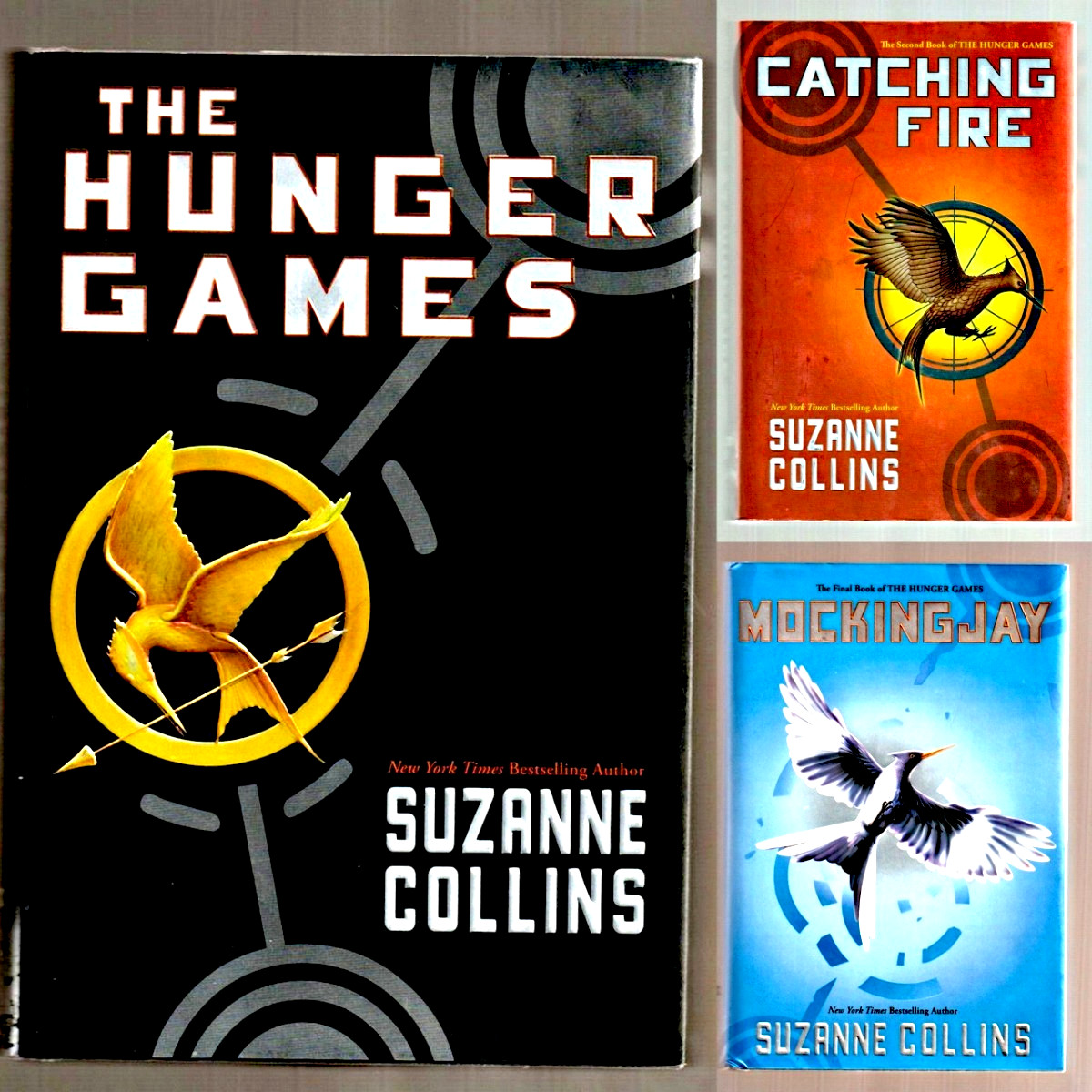 The HUNGER GAMES First Editions Set of 3 Suzanne Collins Hardcover Books