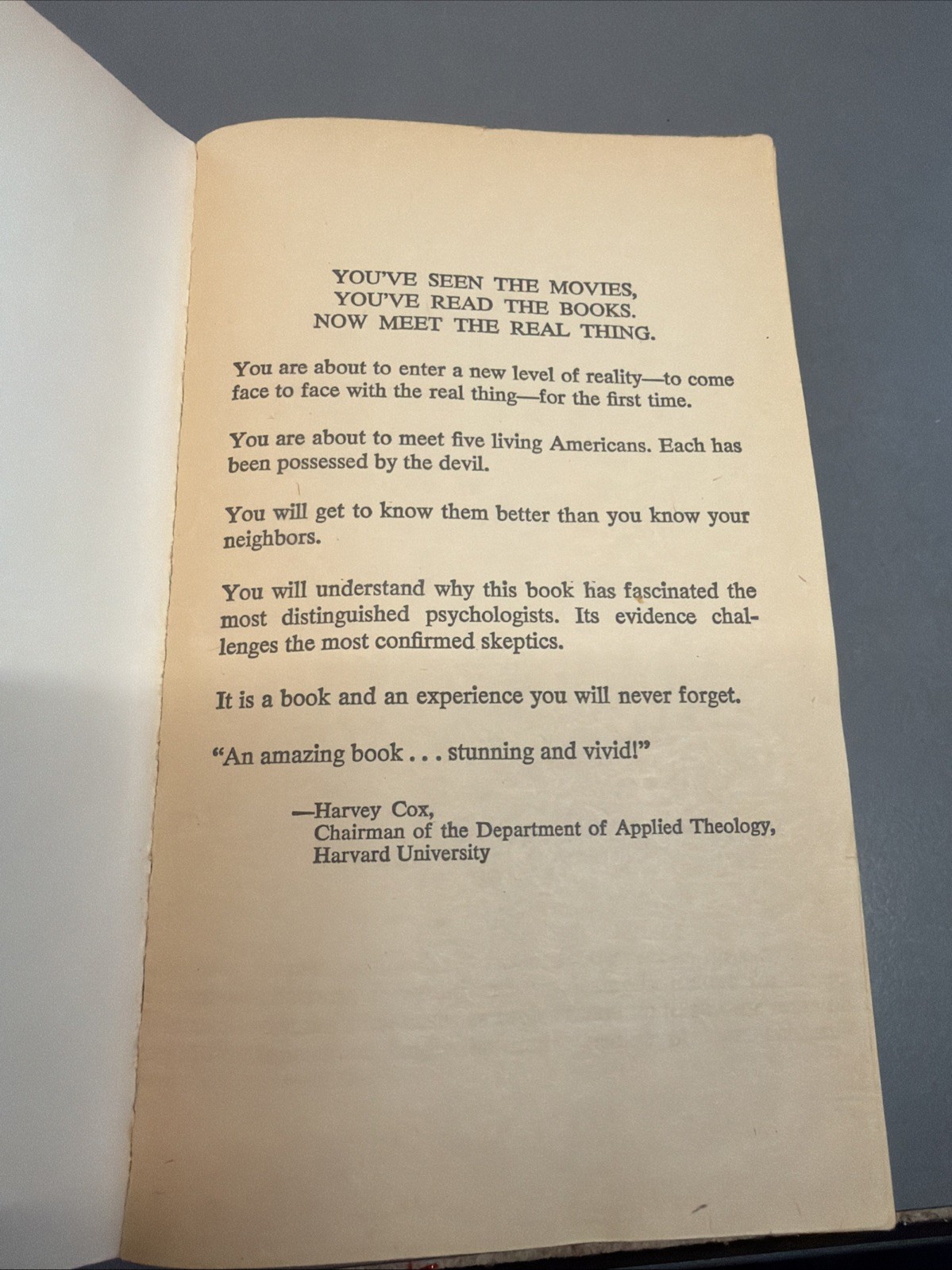 Vintage Hostage to the Devil by Malachi Martin Bo8