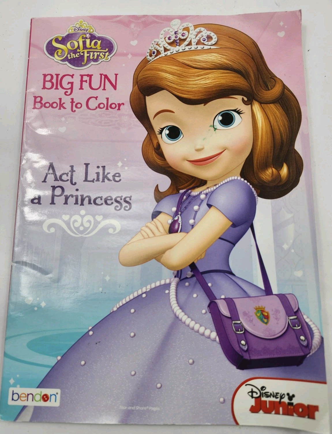 Sofia the First Big Fun Book to Color Royal Achiever – Paperback – GOOD