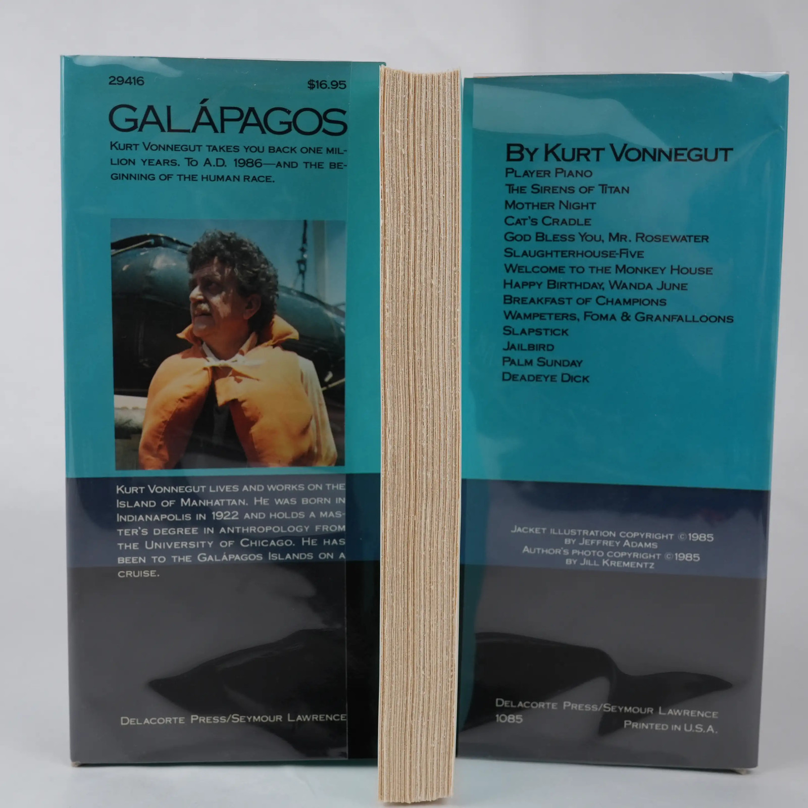 Galapagos by Kurt Vonnegut First Edition (Delacorte Press, 1985) Vintage HC