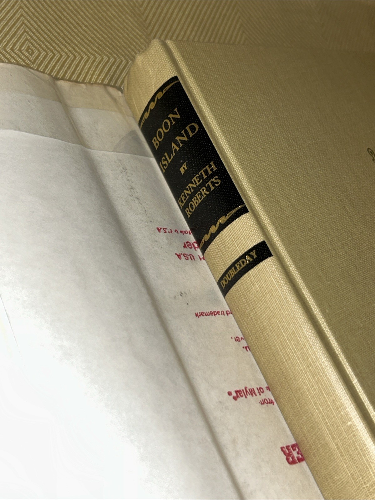 Boon Island Kenneth Roberts 1956 1st Edition HC Nice DJ Mylar Cover Book Ex++
