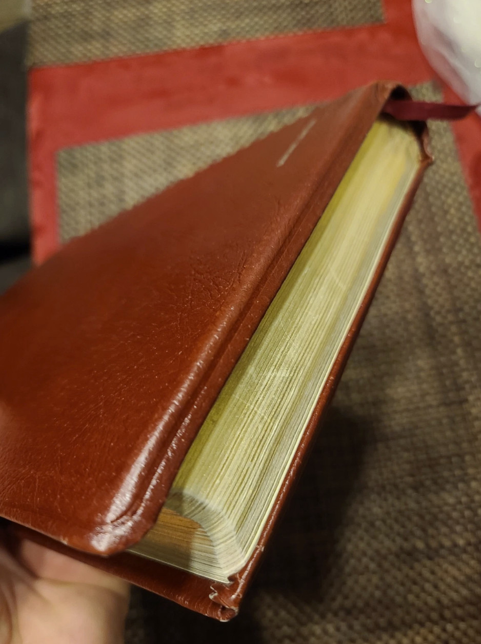 NKJV Open Bible Large Print Genuine Leather Extended Edition 10th Anniversary