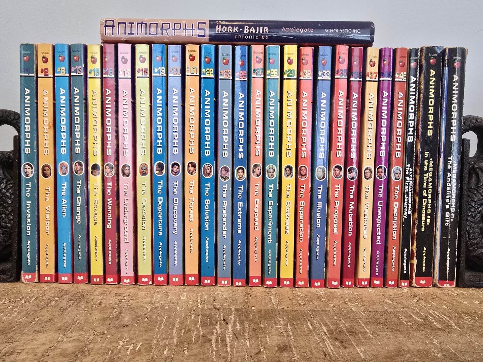 Animorphs Paperback Book Lot 28 K.A. Applegate Chronicle Megamorphs MINT COND