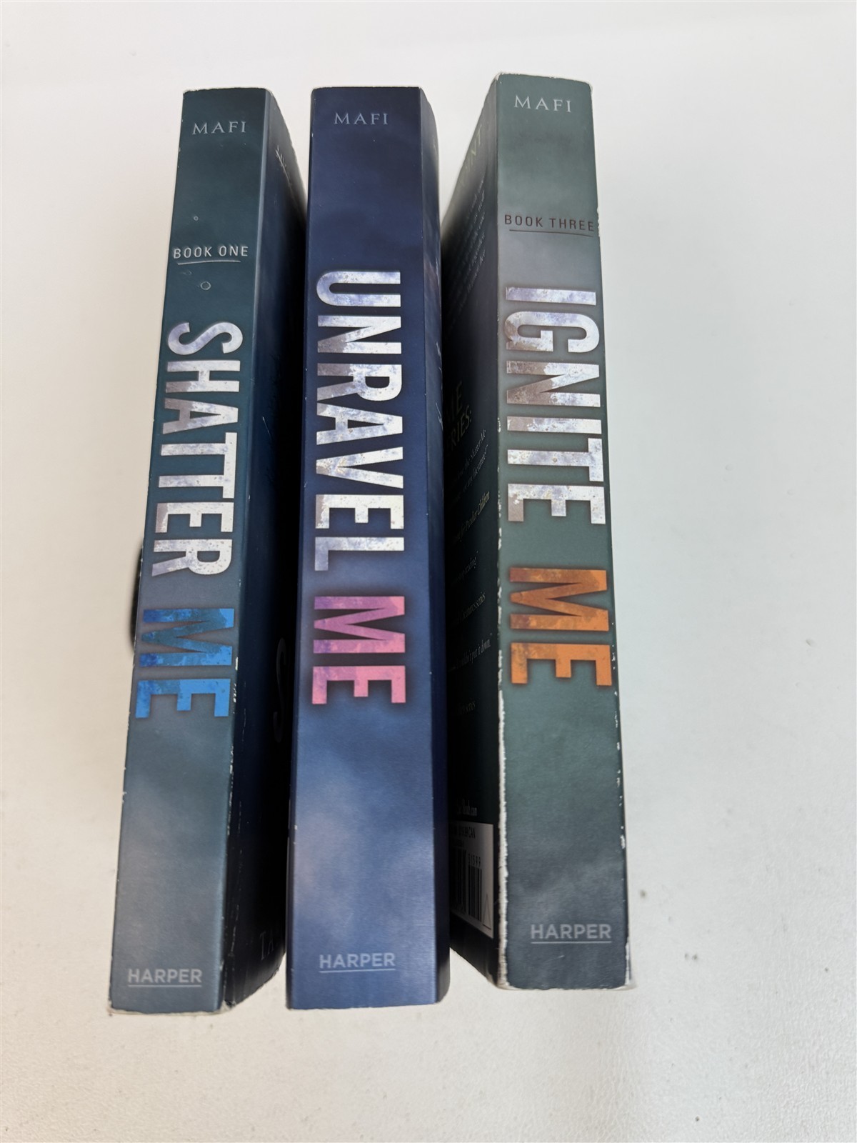 Tahereh Mafi * Lot 1st 3 Shatter Me / Unravel Me / Ignite Me Paperbacks
