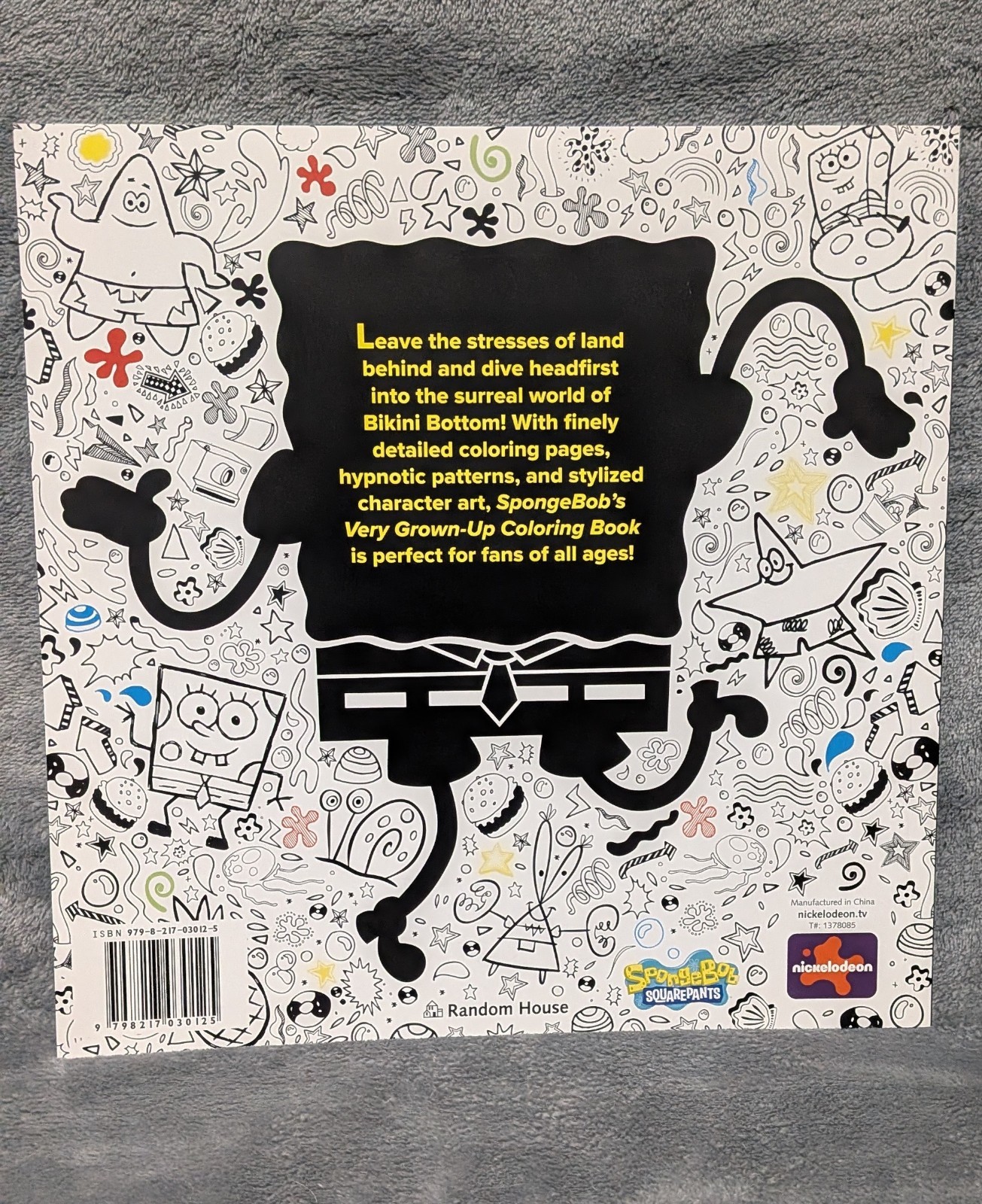 Spongebob’s Very Grown-Up Coloring Book Brand New Never Used Rare 2025