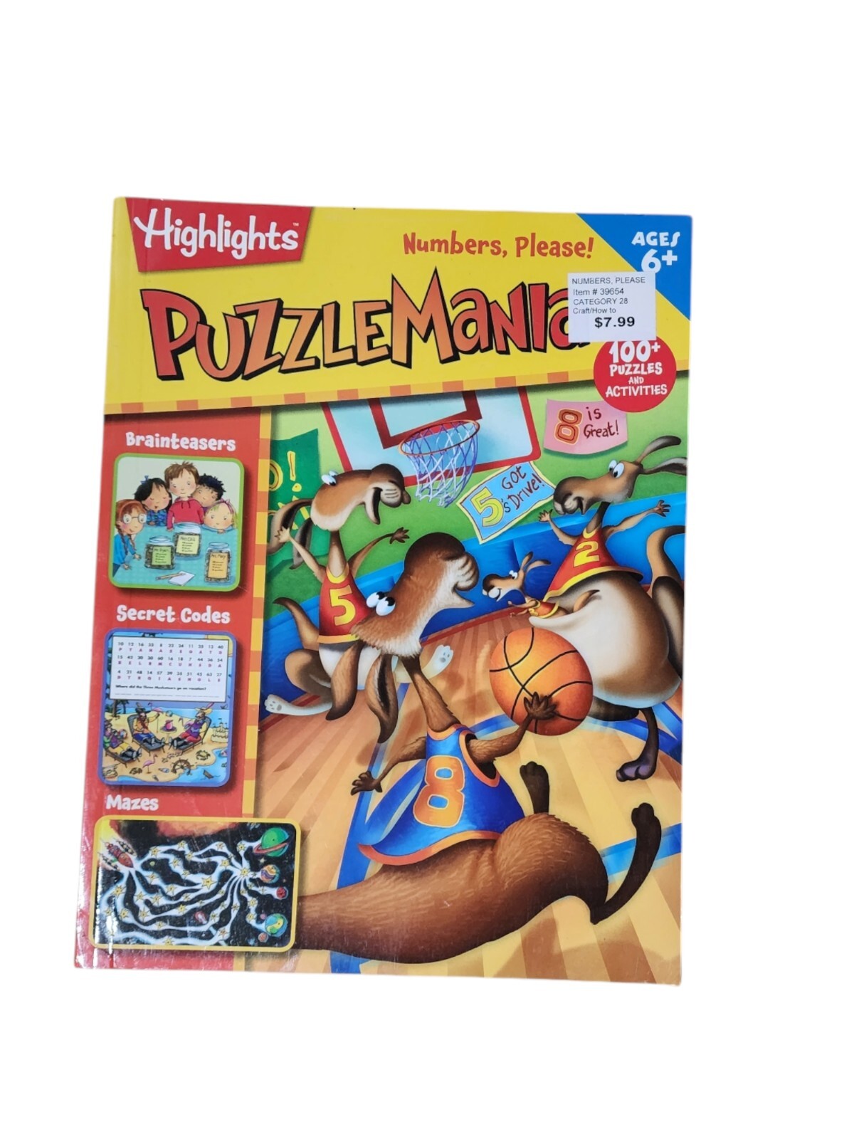 Highlights 6 Book Lot Amazing Mazes, Do You Doodle, PuzzleMania, Hidden Pictures