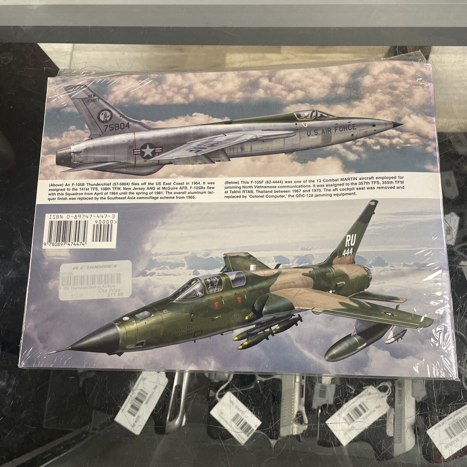 F-105 Thunderchief in Action. Squadron. Soft Cover. 50 Pages. Mint Sealed Book