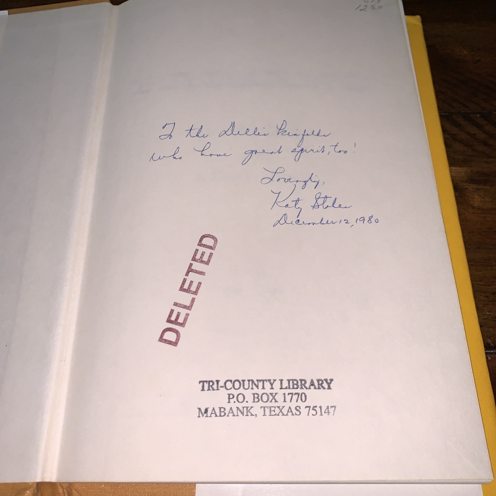 Paisano Revisited: Story of a Cowboy and A Camp Meeting by Katy Stokes Signed