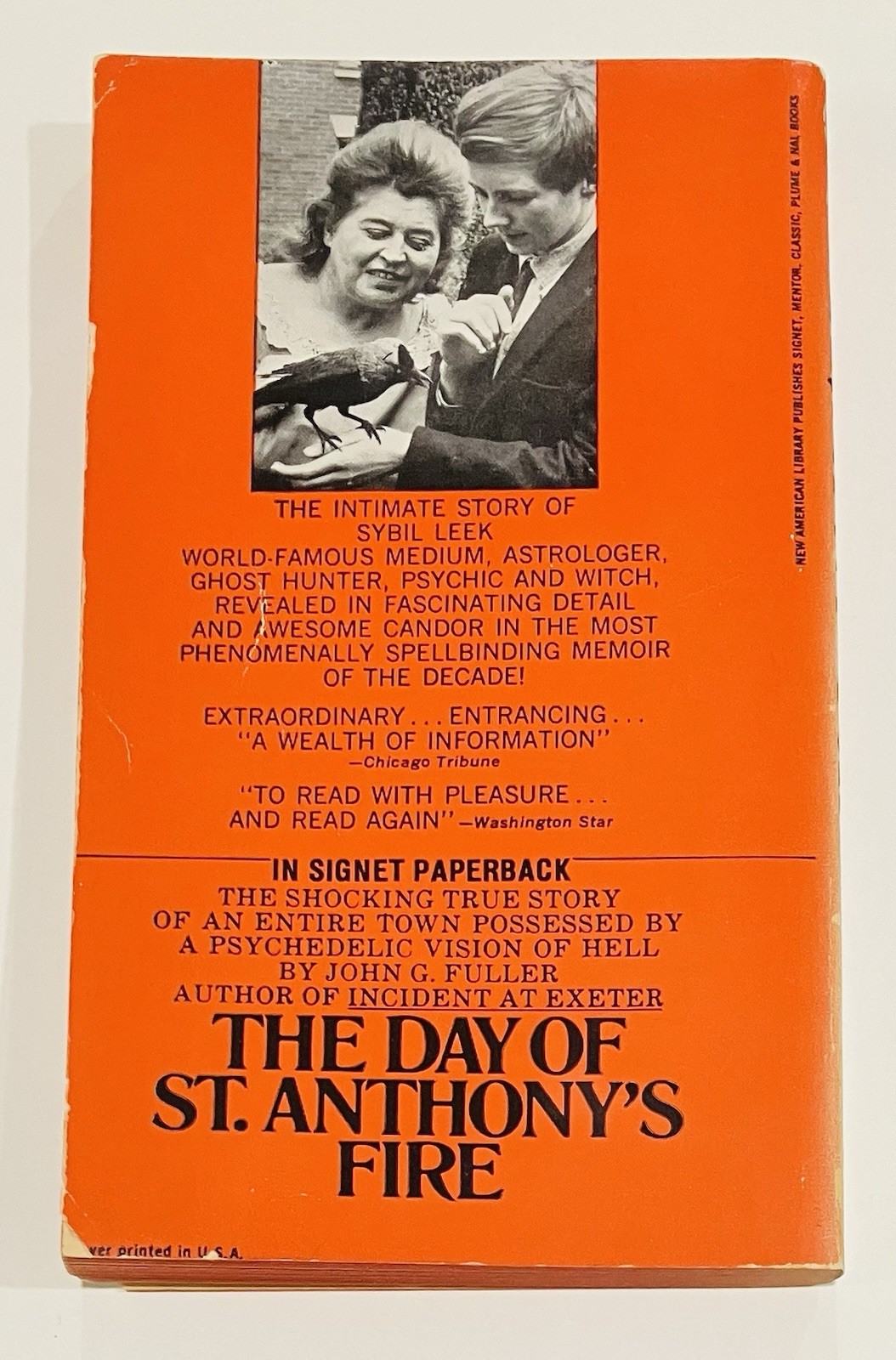 “Diary of a Witch” 1969 5th Printing Sybil Leek Signet Paperback, Very Rare HTF