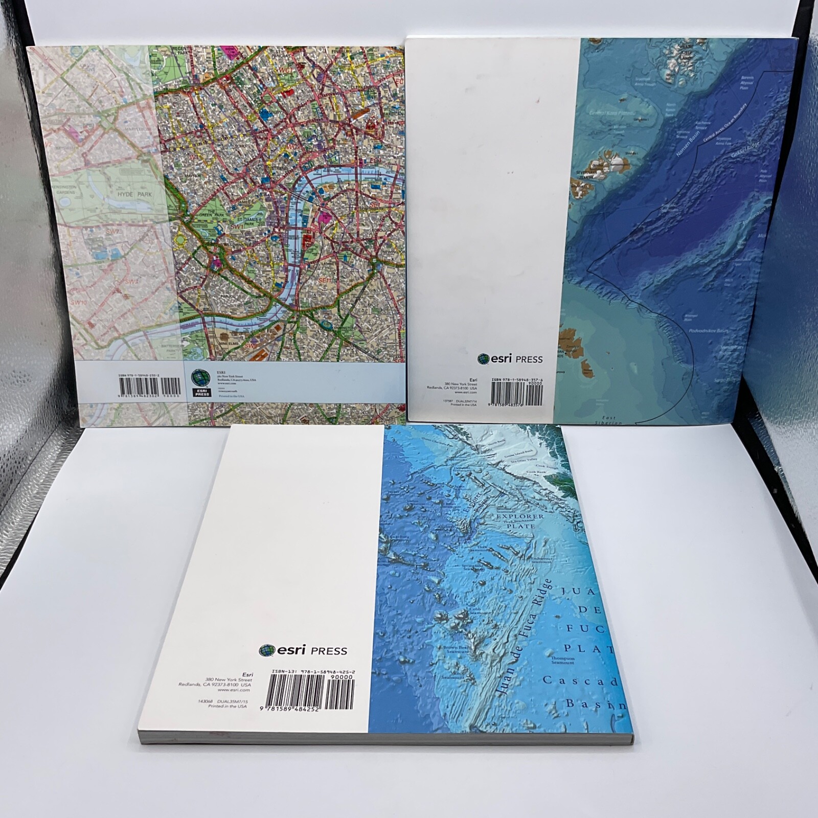 ESRI Map Books Lot of 3 Volumes #24 #29 #30 Geography Cartography Data Environme
