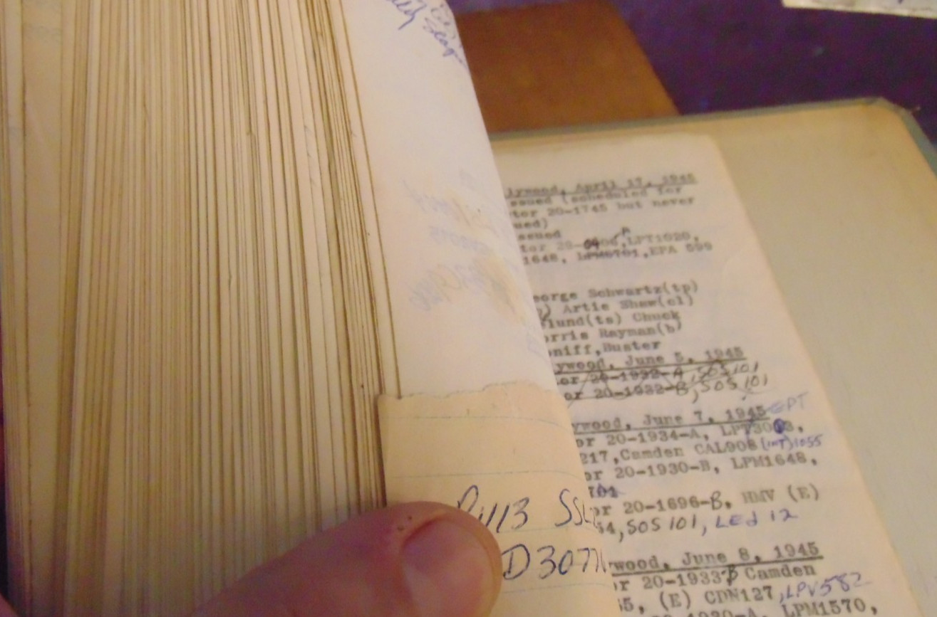 Artie Shaw 75-pages discography, discographies