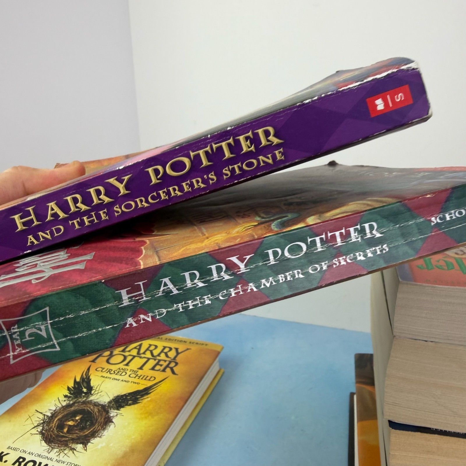 Complete Set of All 7 Harry Potter Books – J. K. Rowling Soft Cover Mixed Lot