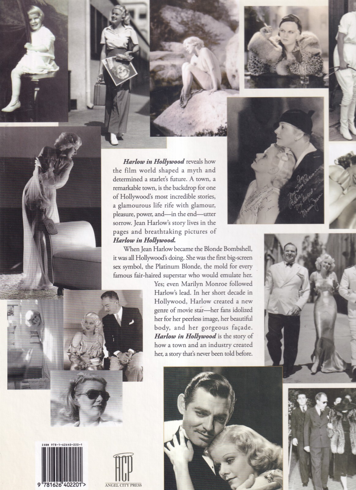HARLOW IN HOLLYWOOD: THE BLONDE BOMBSHELL IN THE GLAMOUR CAPITAL 1920-1937 {E5}