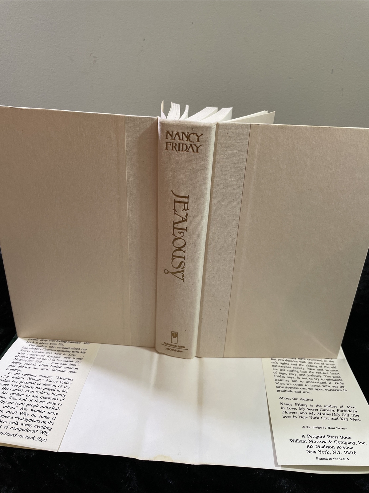 Jealousy – Nancy Friday (1985, Hardcover, Dust Jacket, 1st Edition)