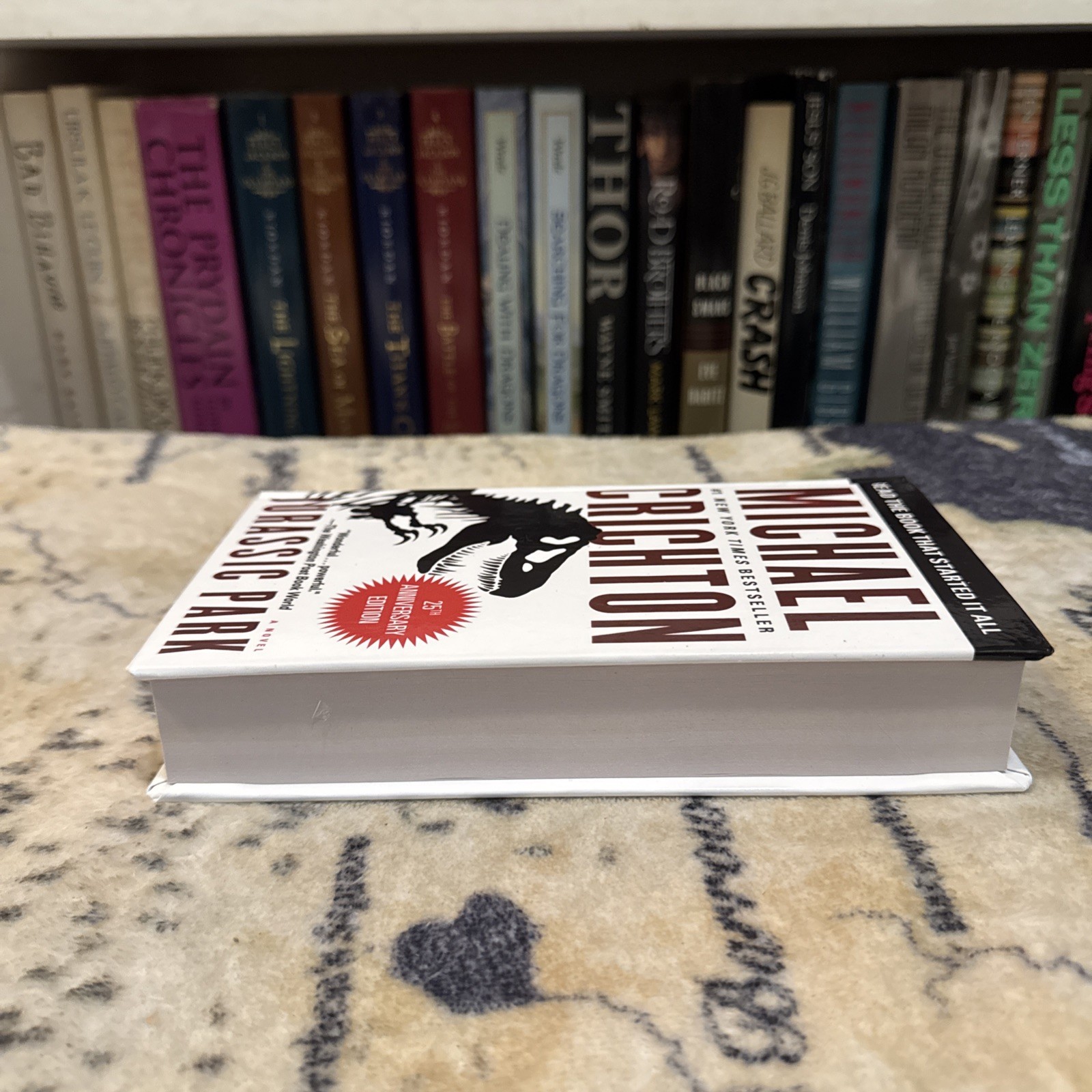 Jurassic Park by Michael Crichton (Hardcover) Mini Library-Bound, Ballantine VG+