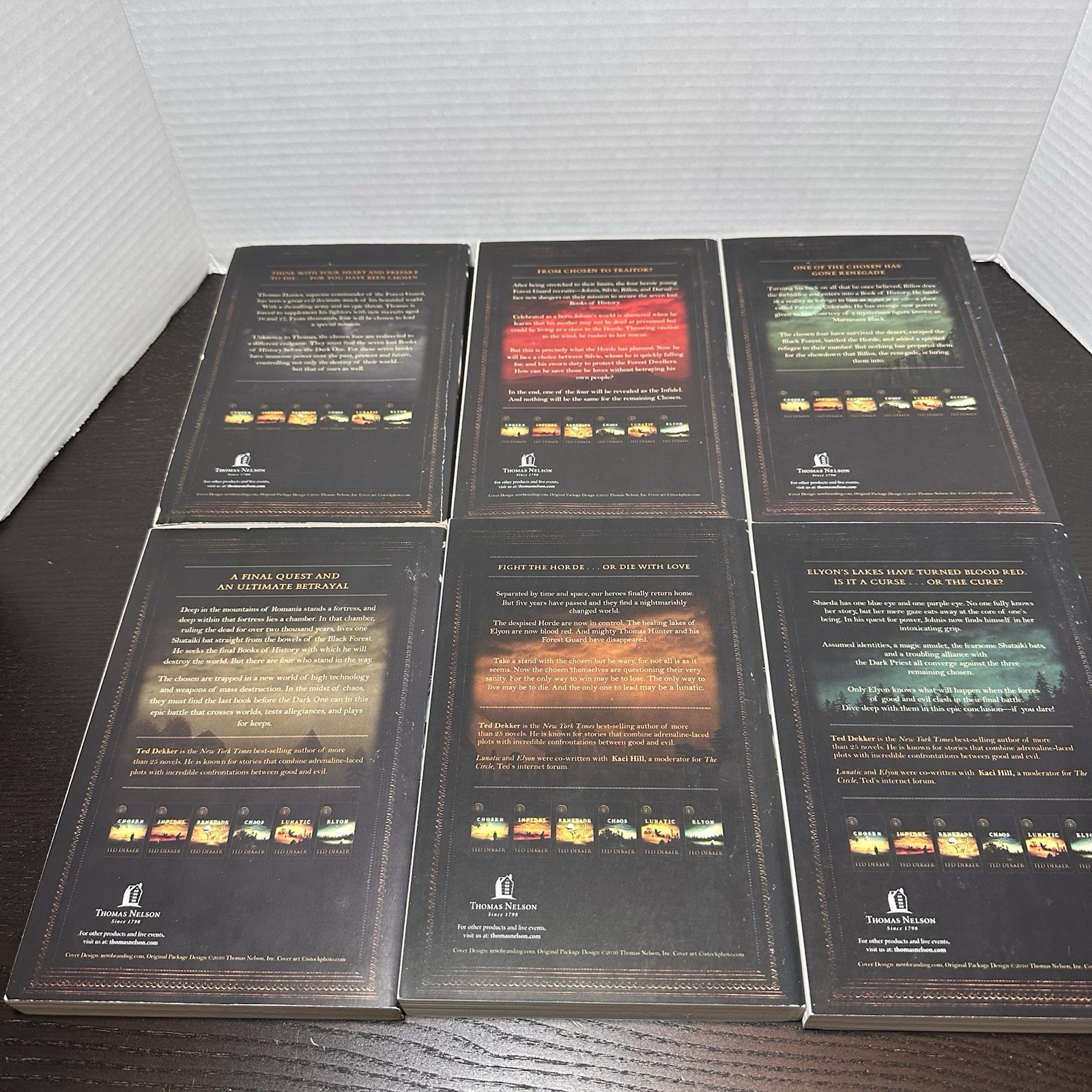 CIRCLE The Lost Books Series Complete Set Books 1-6 Ted Dekker Paperback