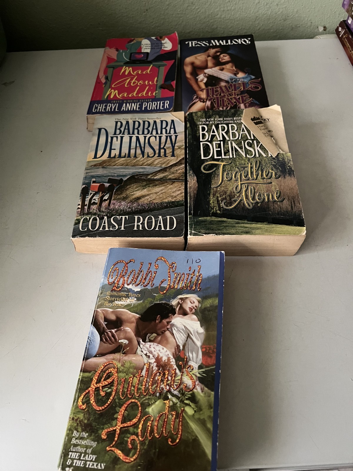 Lot of 35 Romance Novels Mixed Authors and type All previously owned