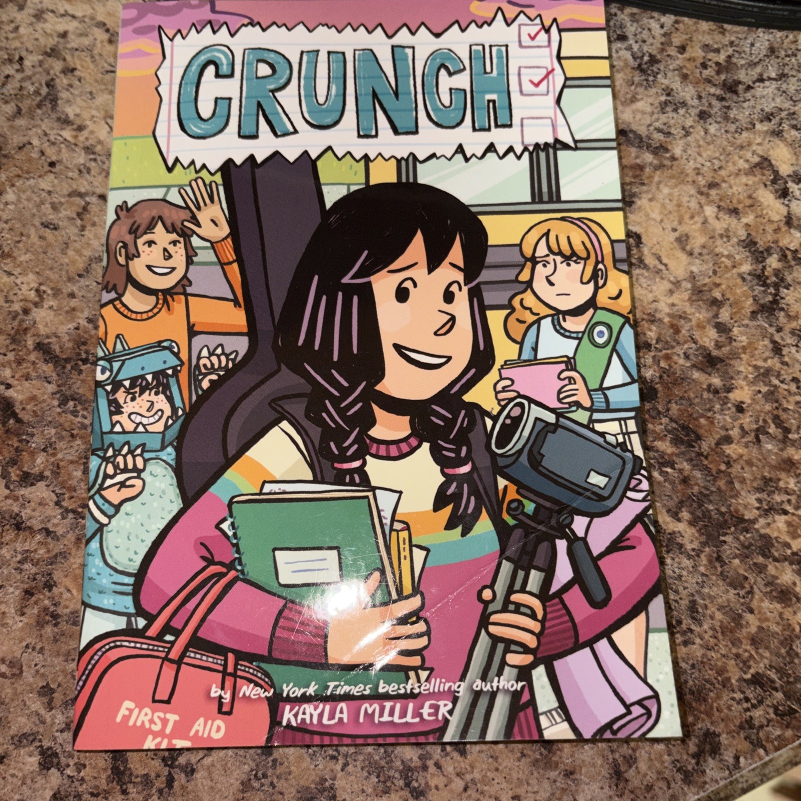Lot 5 Kayla Miller Paperback Books Graphic Novel Click Series Camp Clash Crunch