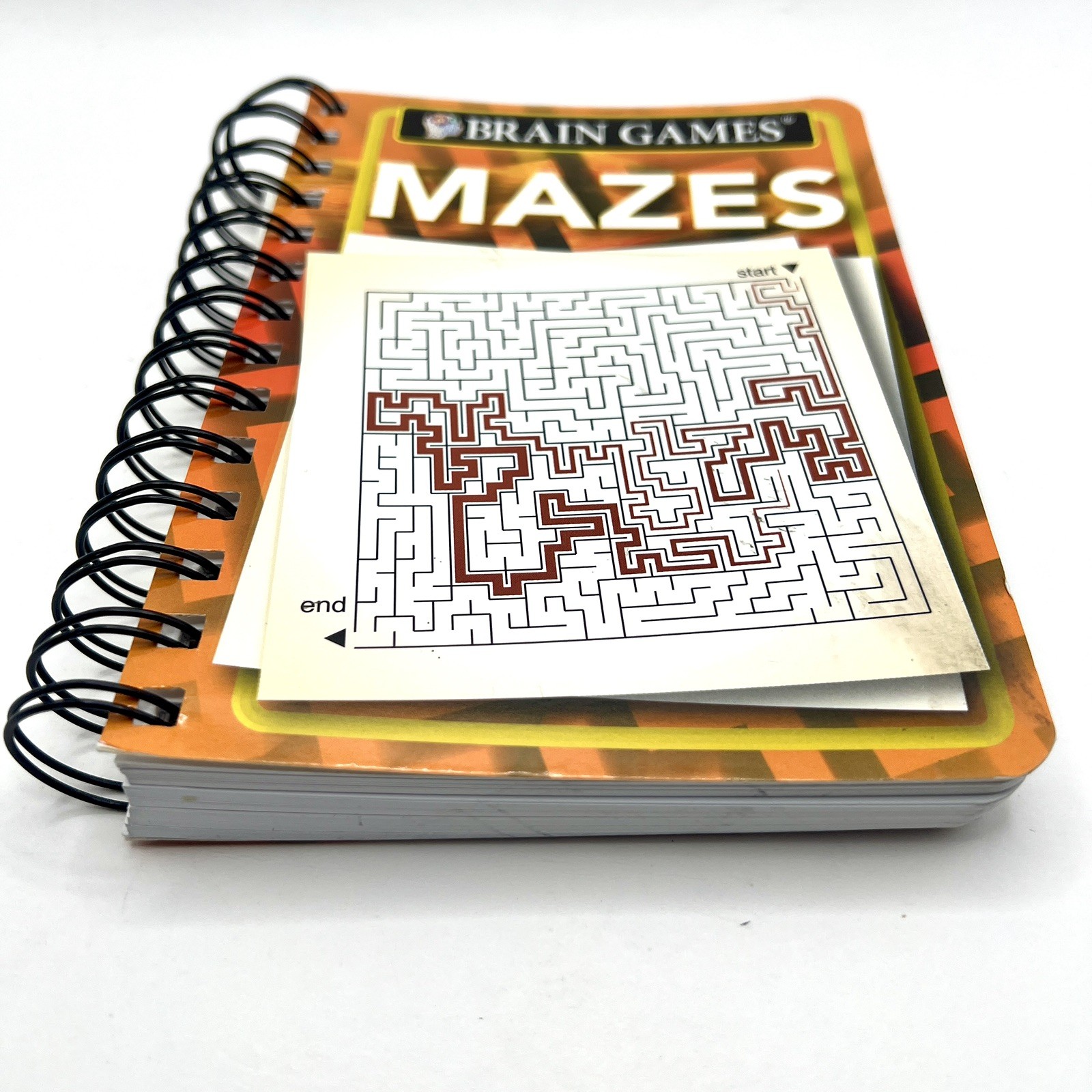 Brain Games Mini Mazes Puzzle Book 2016 Publications International Travel Size