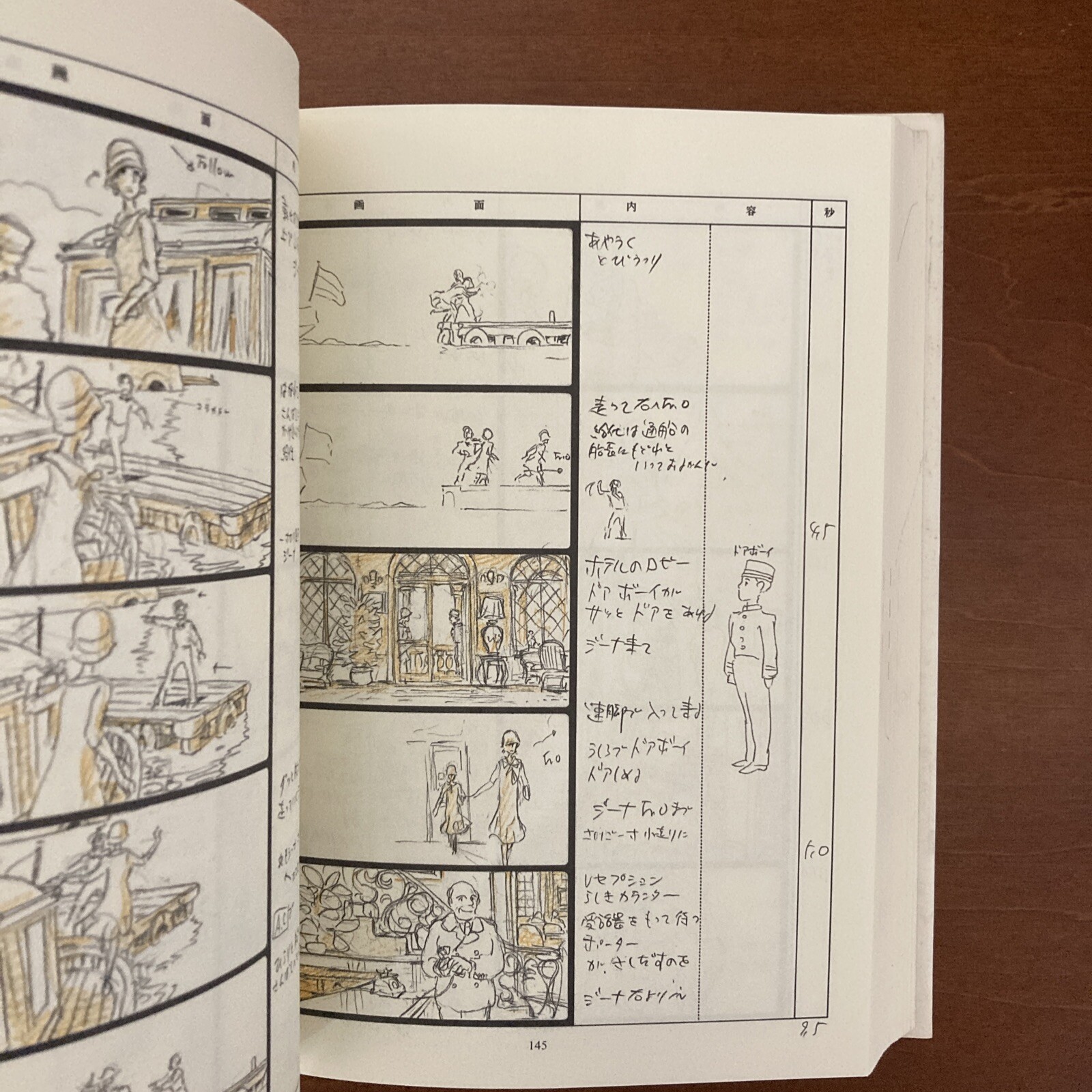 Porco Rosso Studio Ghibli Storyboard Collection 7 Hayao Miyazaki Art Book
