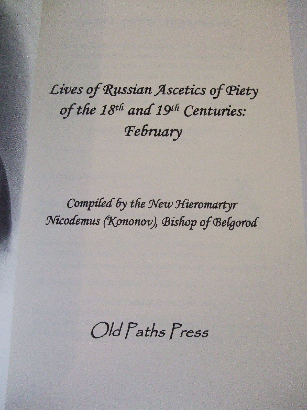 Russian Ascetics of Piety of the 18th and 19th Centuries: January-March 15% OFF