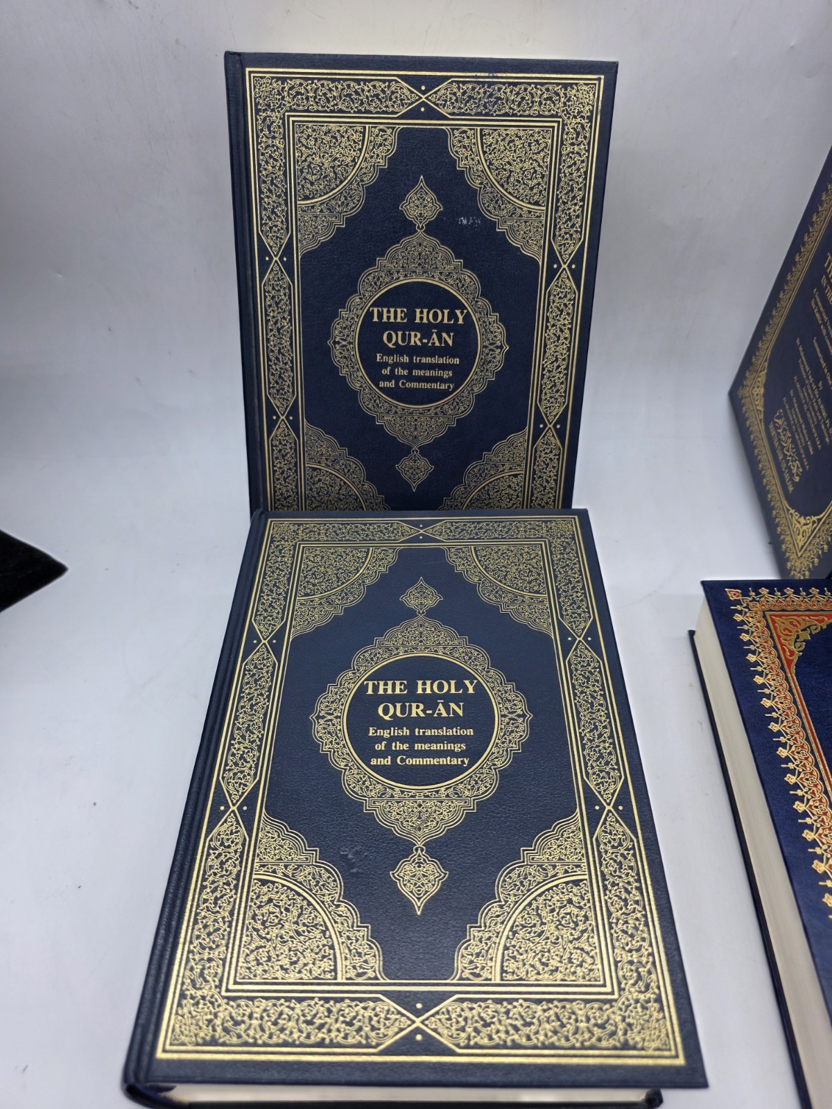 Lot Of 3 The Holy Qur-an English Translation of Meanings and Commentary, Quran