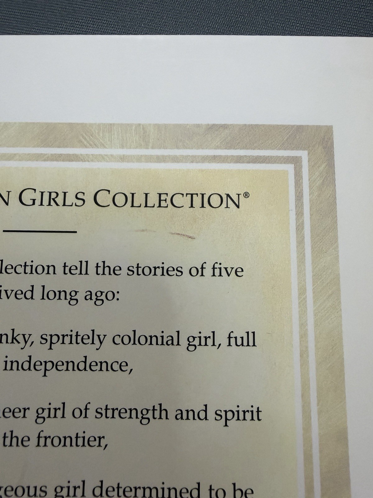 Pleasant Company American Girl Felicity Hardcover Book Set First Edition