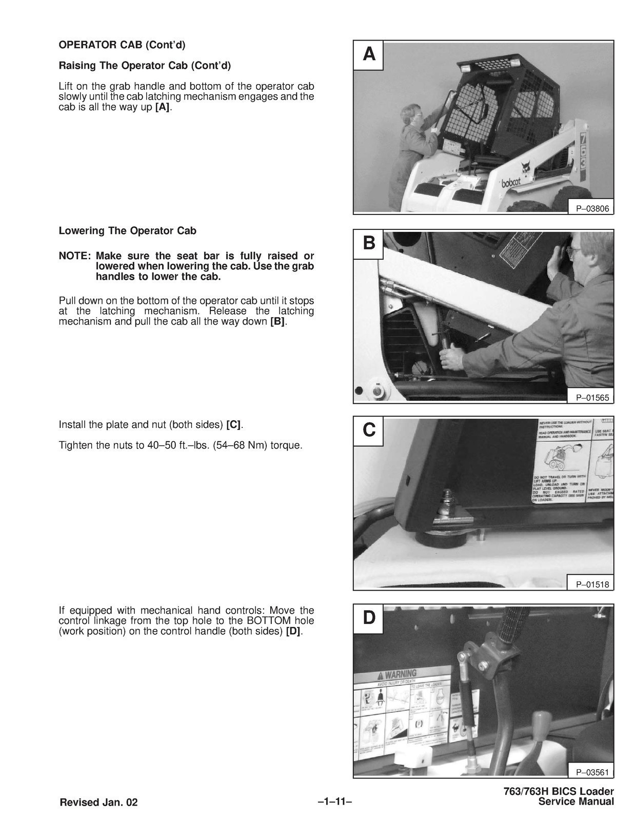 BOBCAT 763 High Flow Skid Steer Loader SERVICE MANUAL , BOUND, COVERS, FOLDOUTS