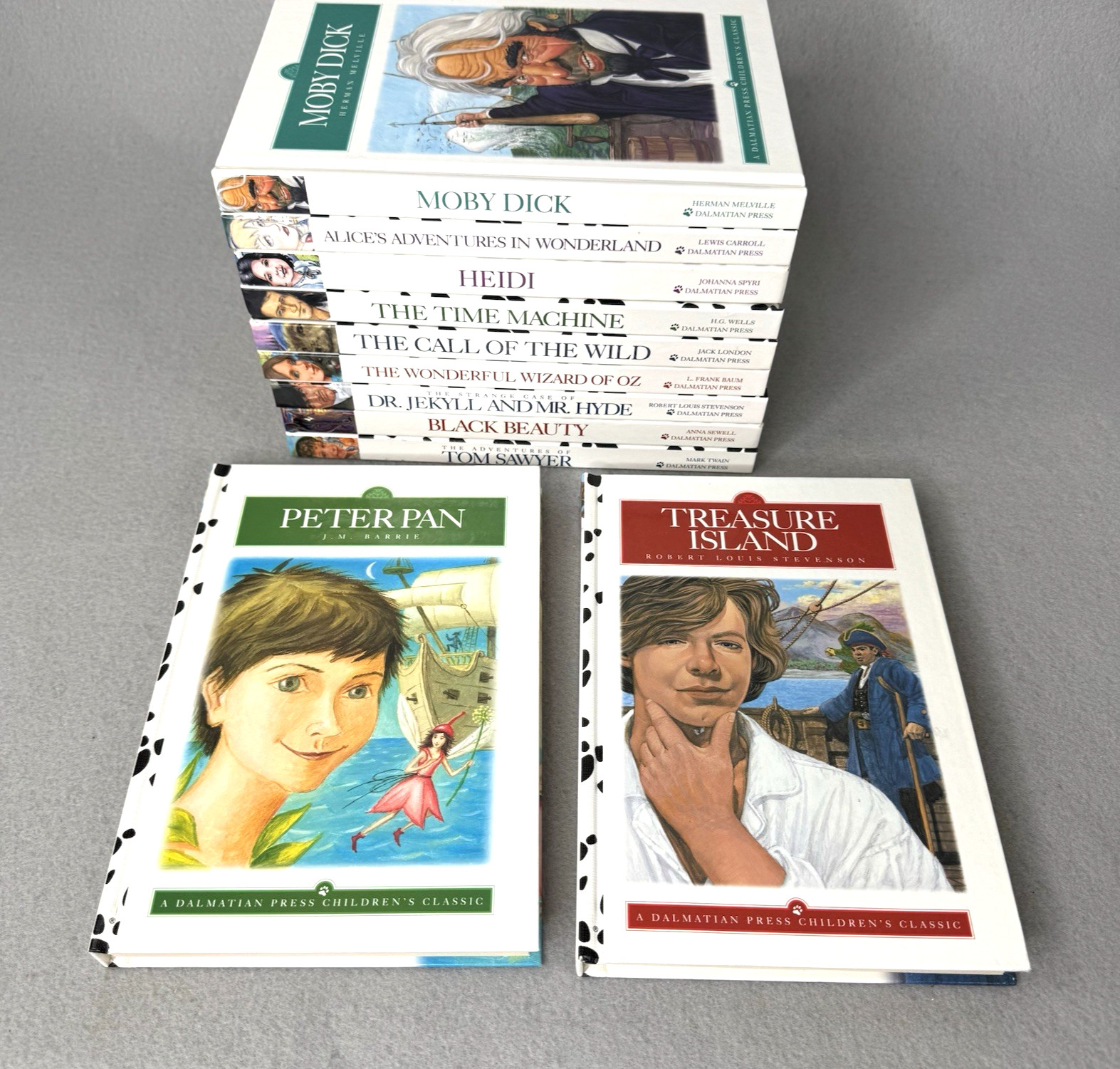 Dalmatian Press Children’s Classics Lot of 11 HC Books Twain London Stevenson