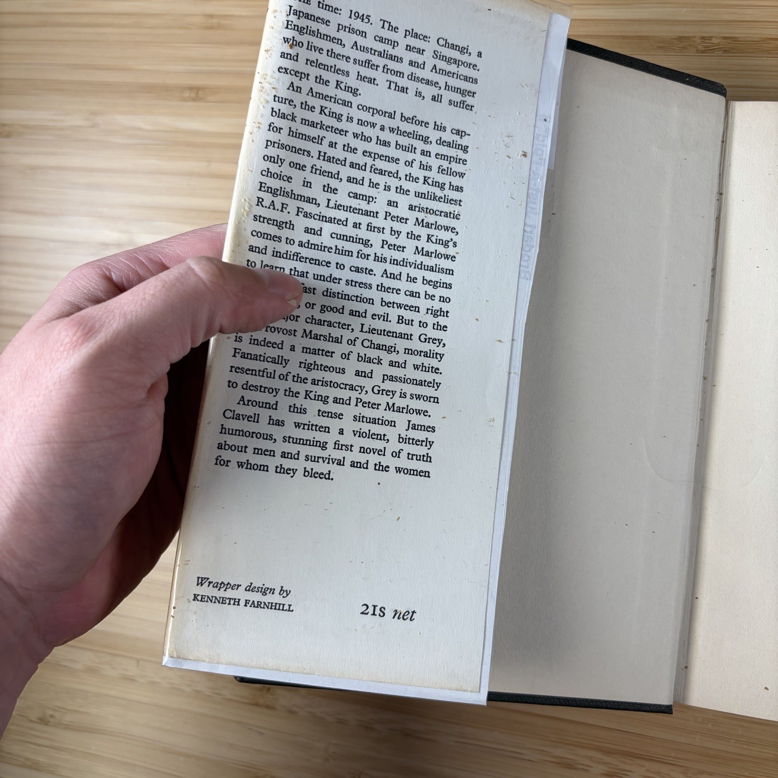 James Clavell KING RAT Ist UK Edition 1963 DJ