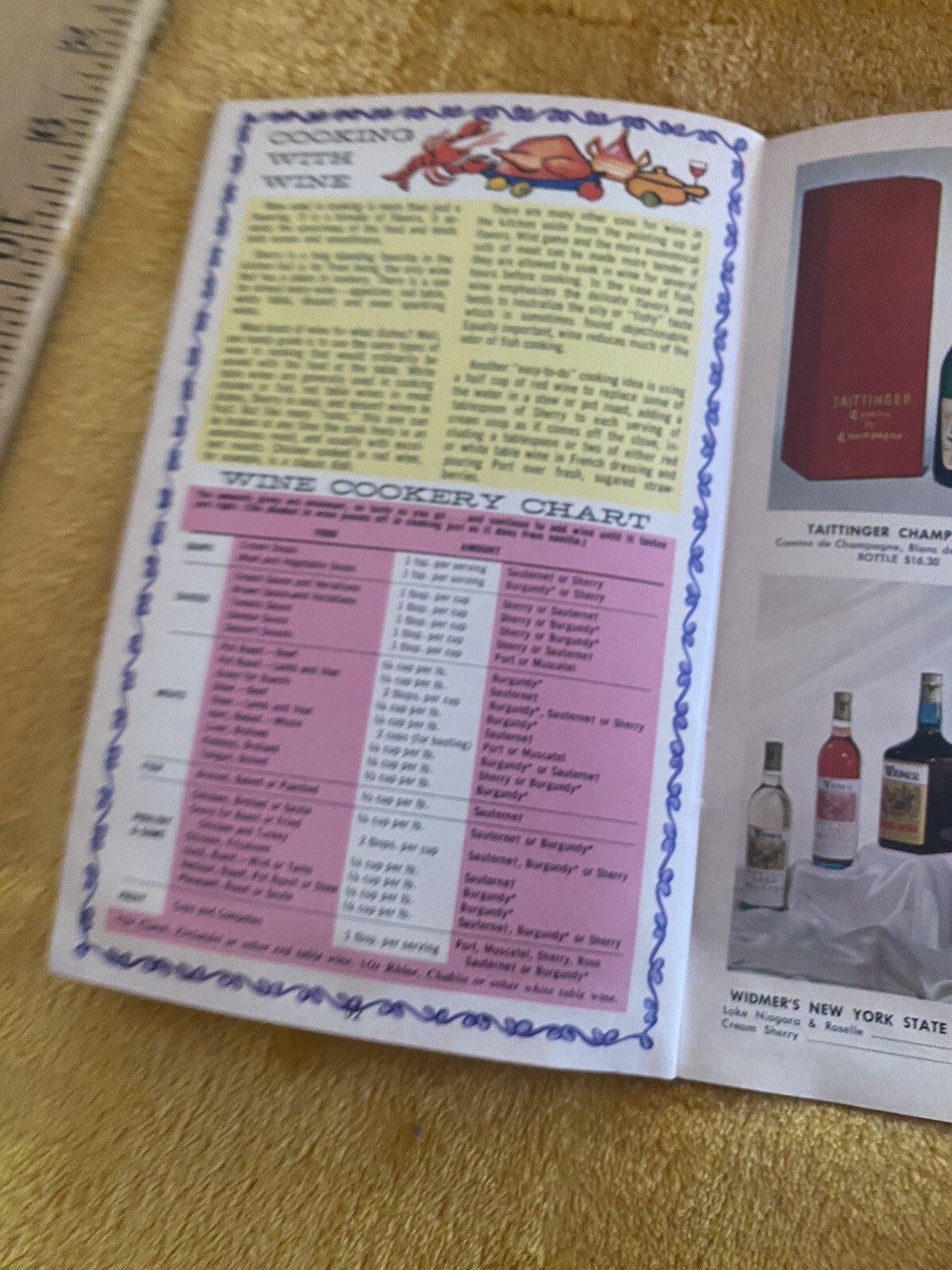 Vintage Advertising 1968 Bal-Port Wine & Liquors Party Book Calendar Newport CAL