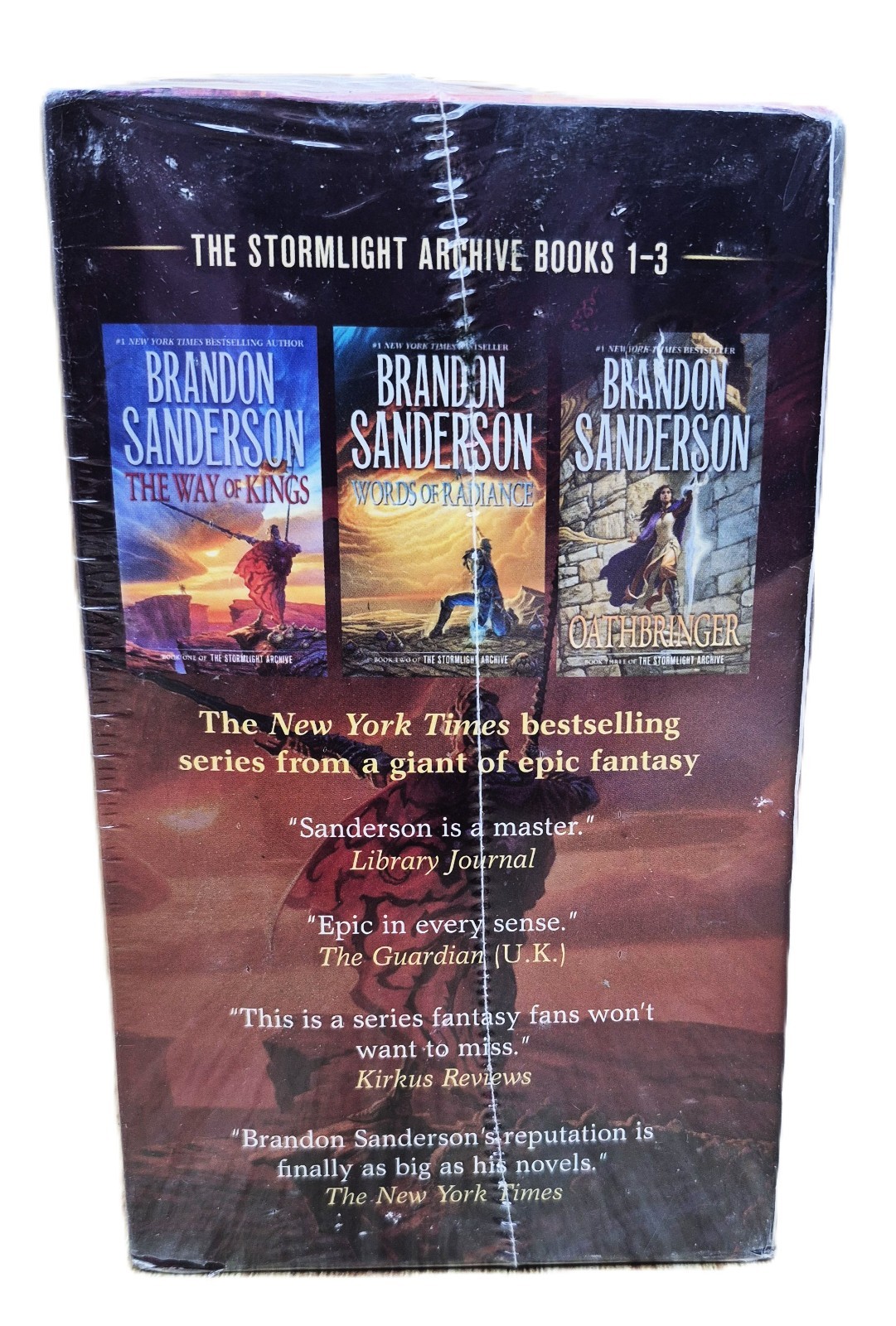 BOOK Brandon Sanderson Stormlight Archive Books 1-3 Paperback Set – SEALED NEW