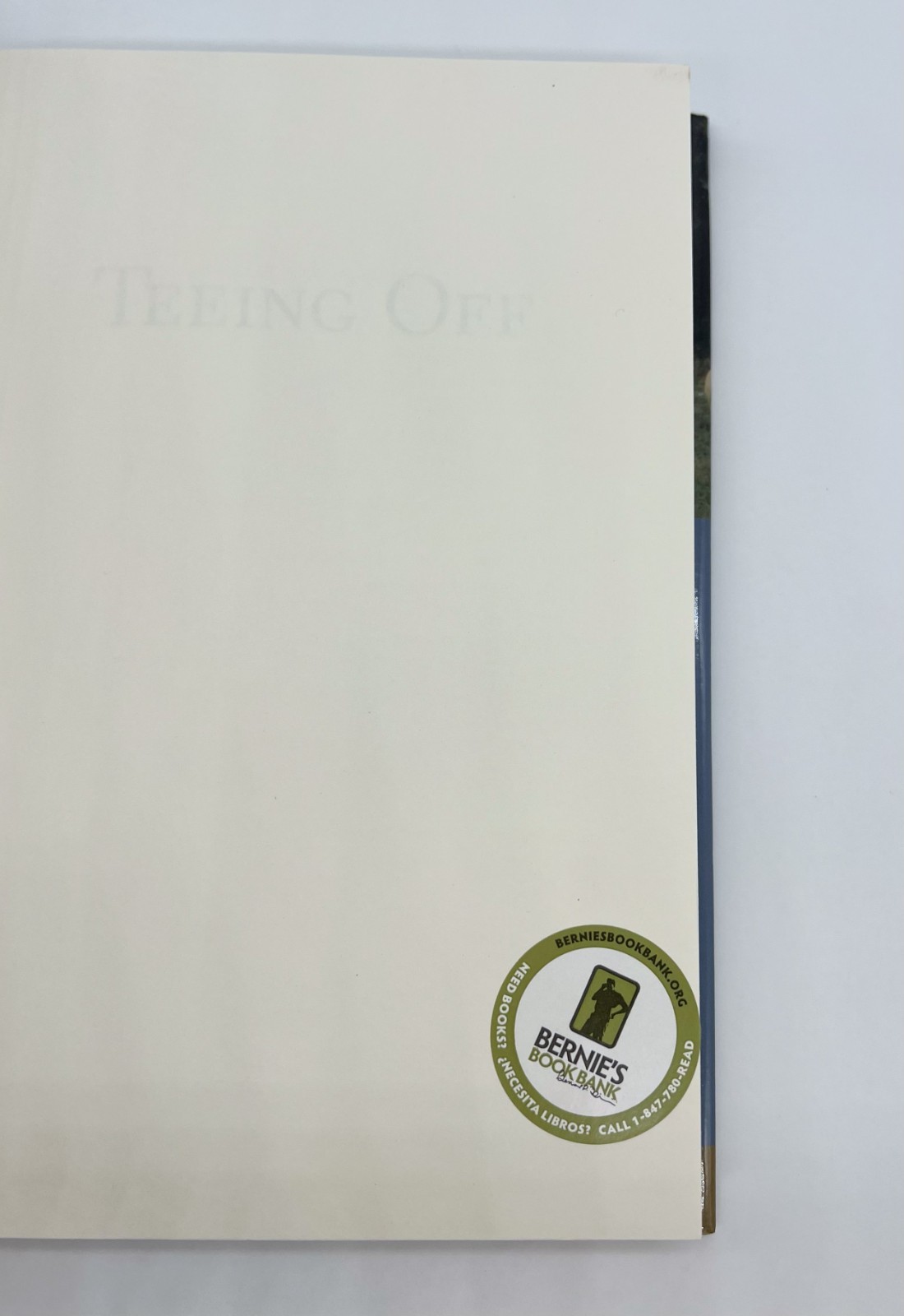 Teeing Off – Ken Bowden | Hardcover | Very Good