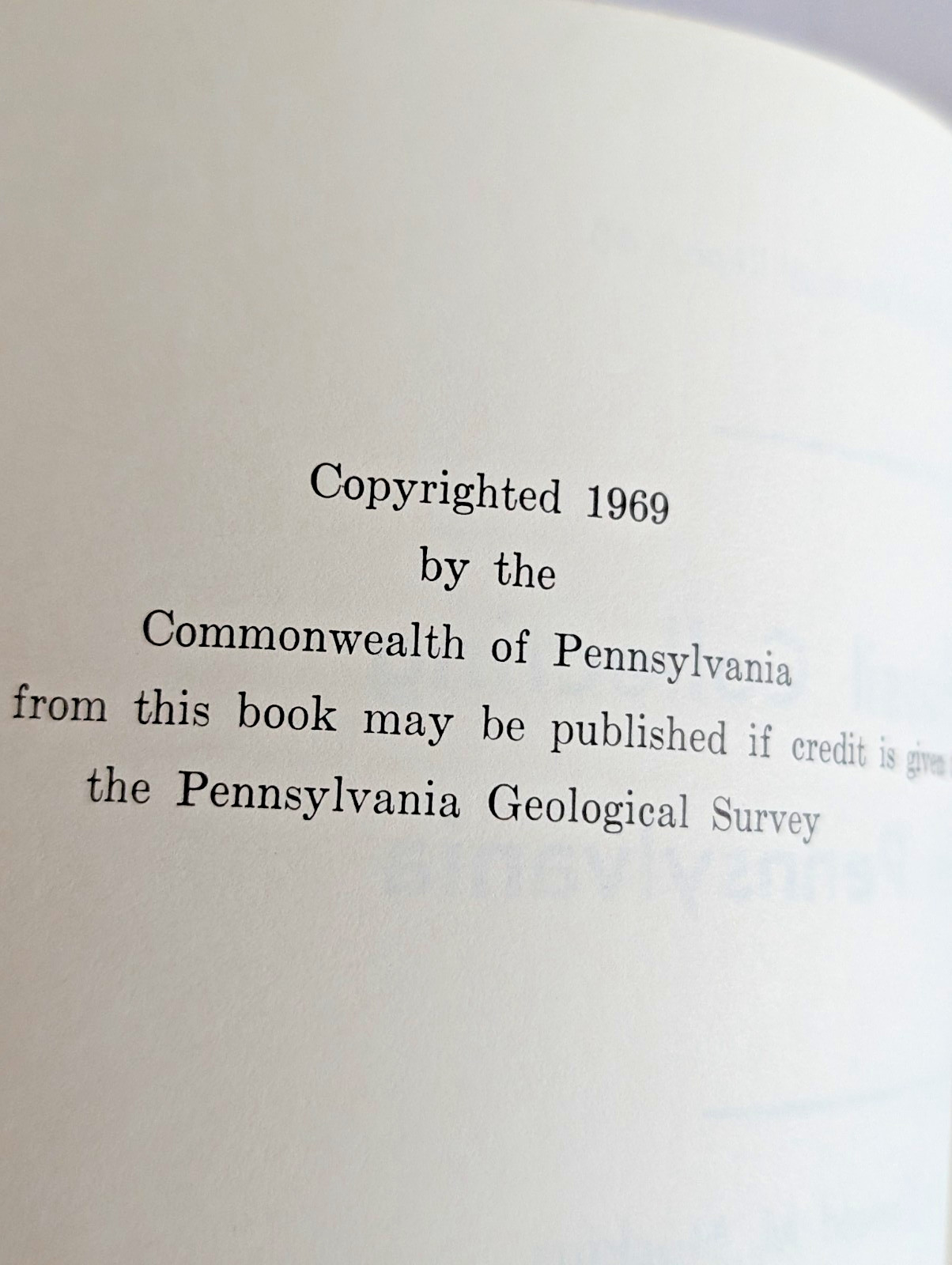 Fossil Collecting in Pennsylvania by Donald M. Hoskins 4th Printing 1976 w/ Map