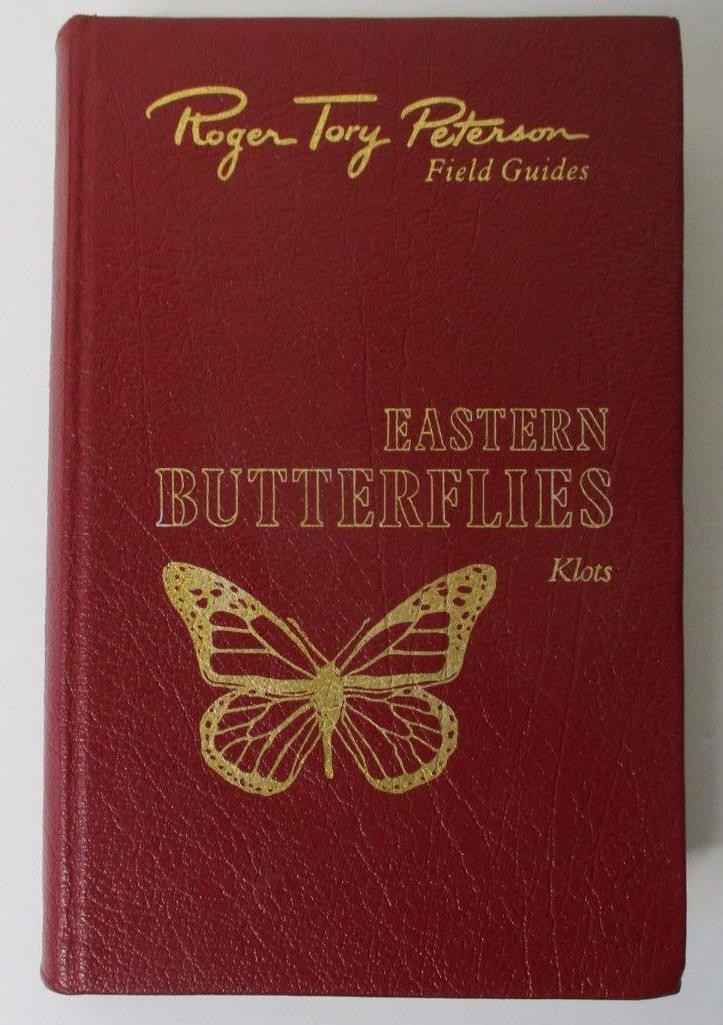 Roger Tory Peterson; FIELD GUIDES, Eastern BUTTERFLIES (1986 H.C. Book) + Ribbon
