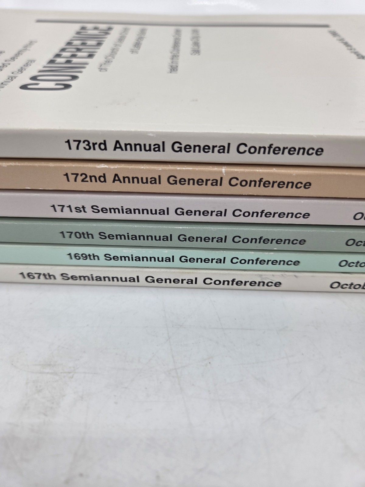 LDS Lot 6 Mormon Semi Annual General Conference Reports 1990’s 2000’s