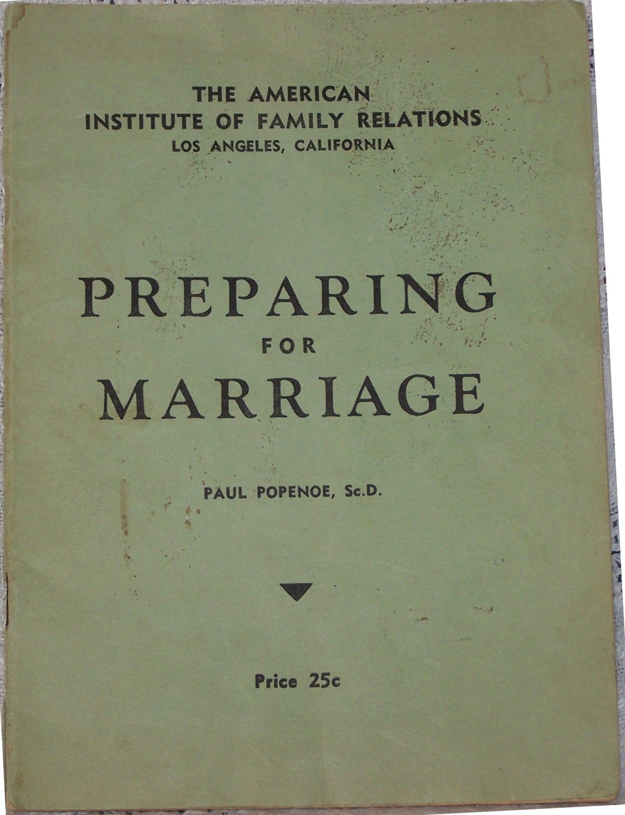 Preparing for Marriage
